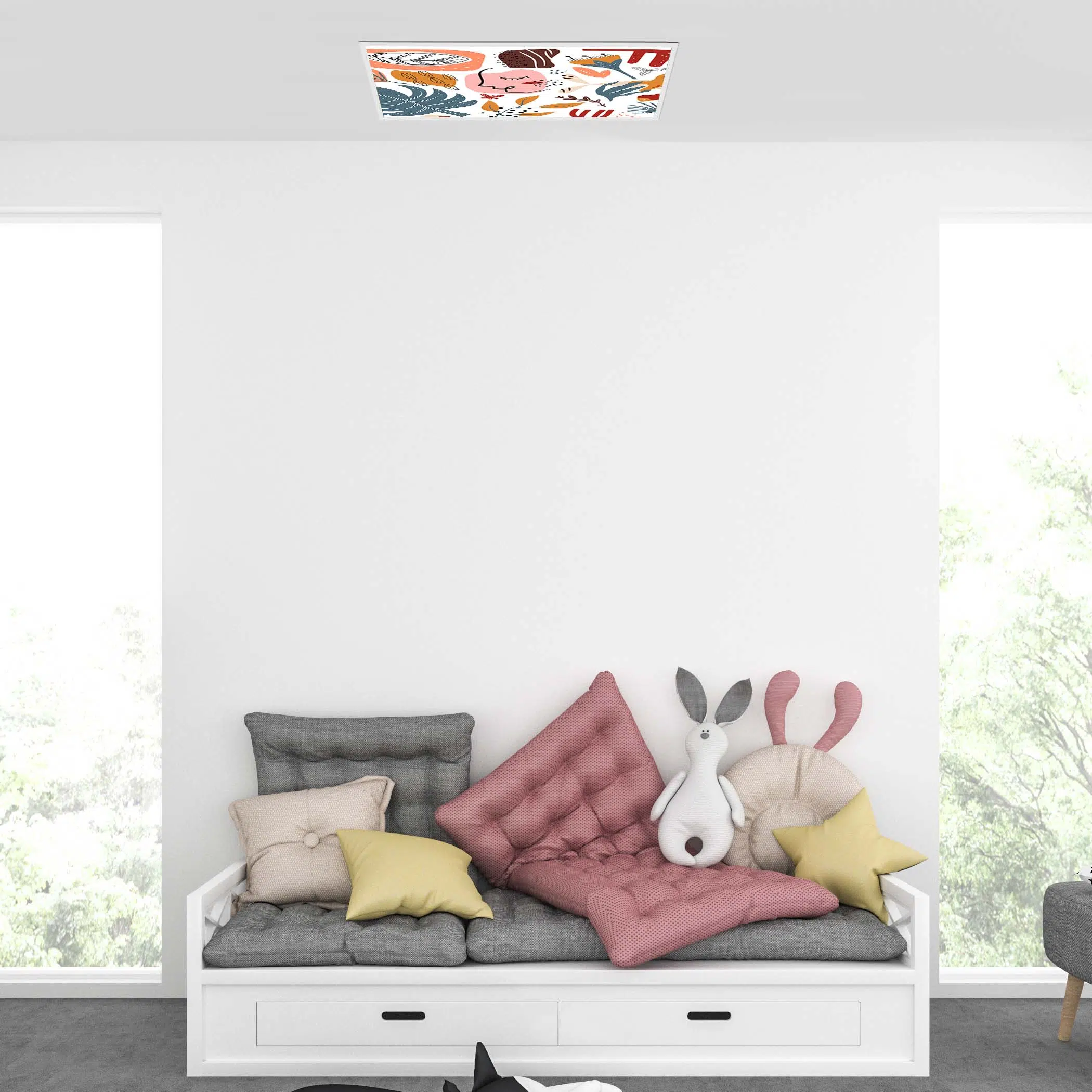 Plafonnier songes éteint