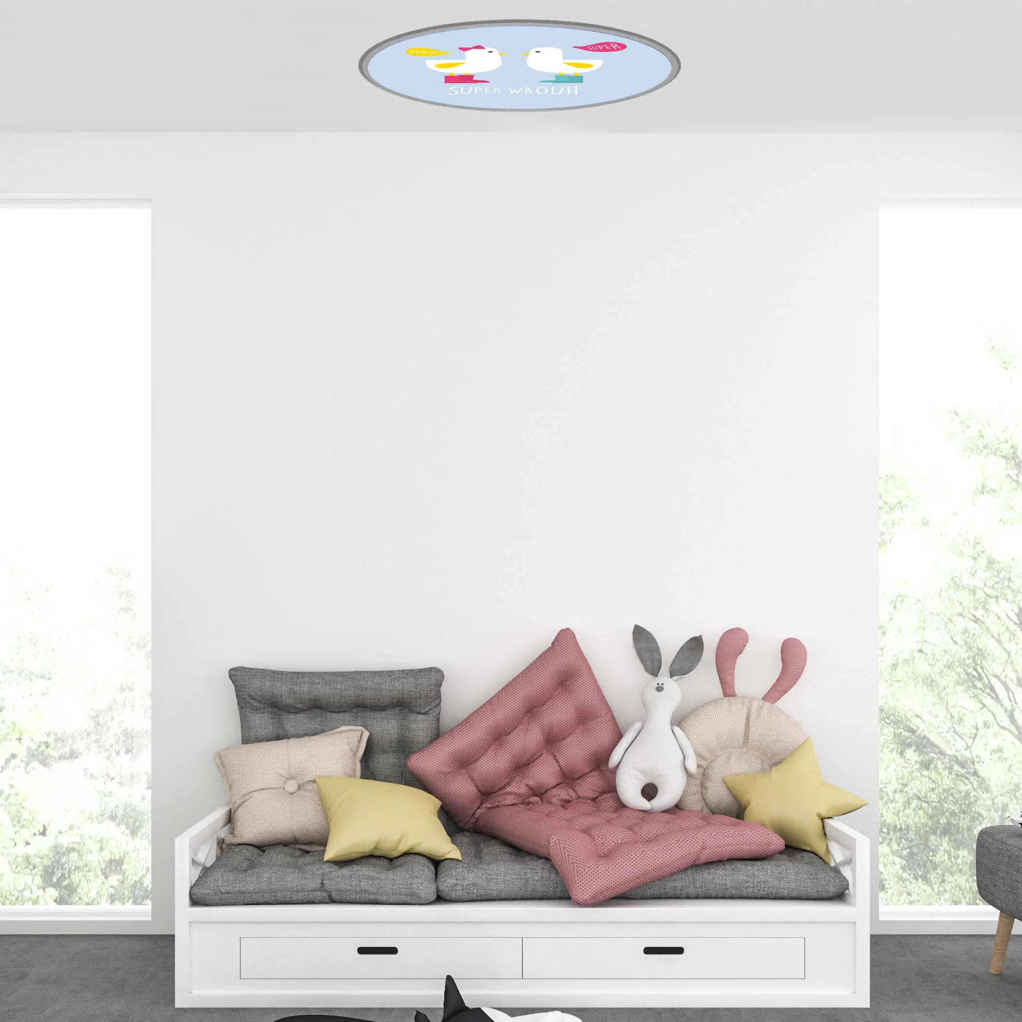 Plafonnier superwaouh éteint