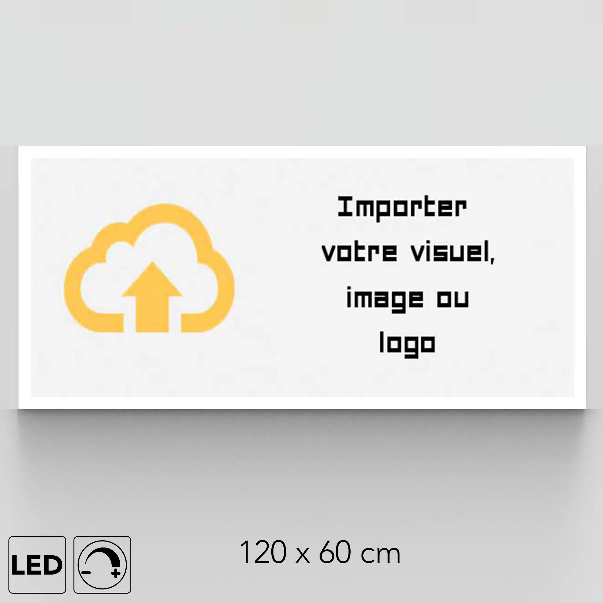 Panneau LED grand format visuel