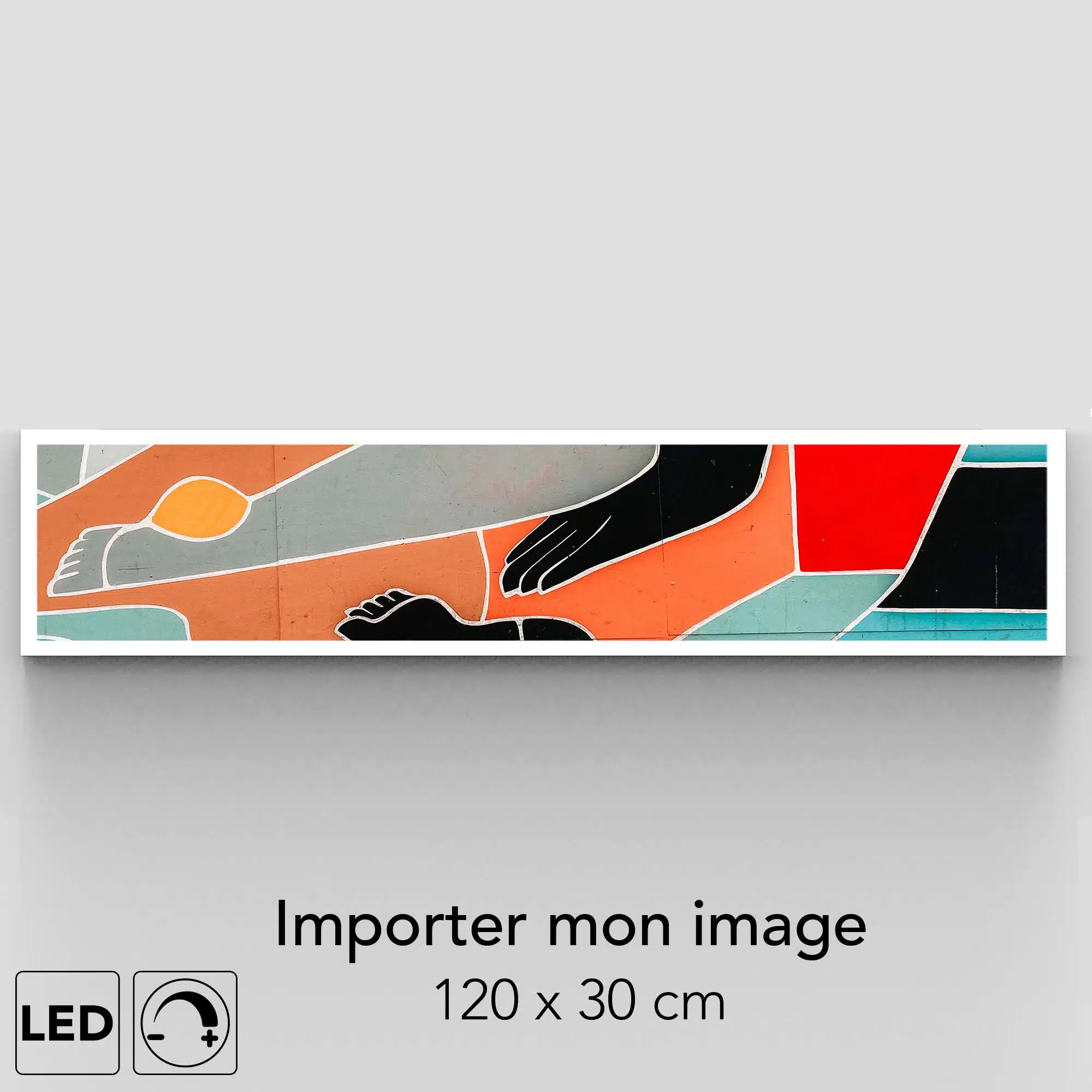 Panneau LED personnalisable 120x30 Panneau LED personnalisable 120x30