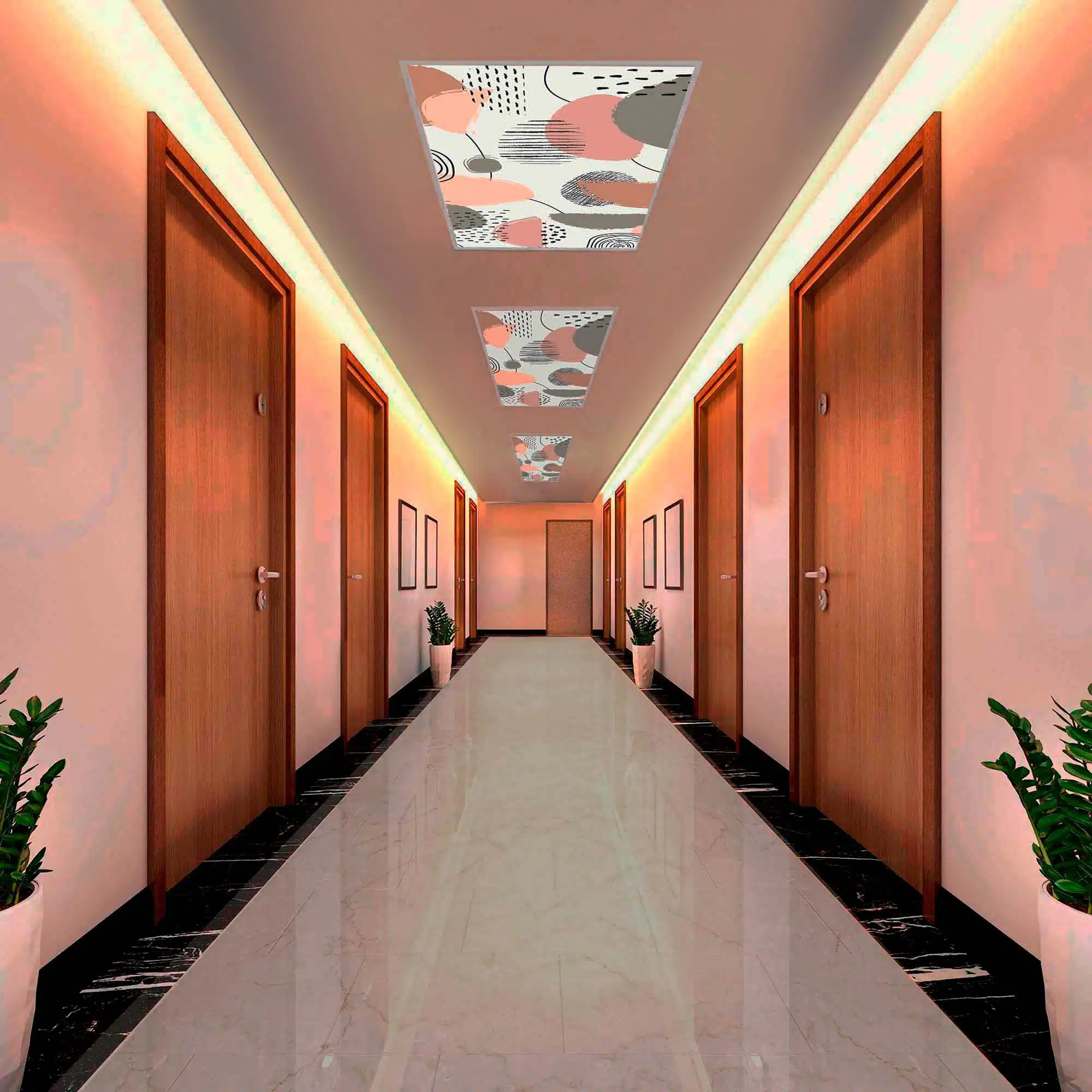 Panneau LED personnalisé 60x30 éteint