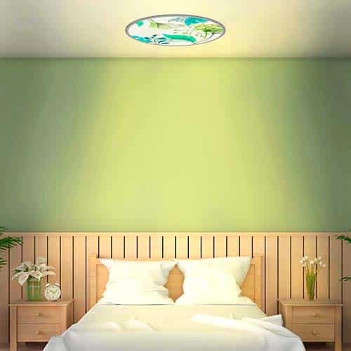 Luminaire chambre végétation