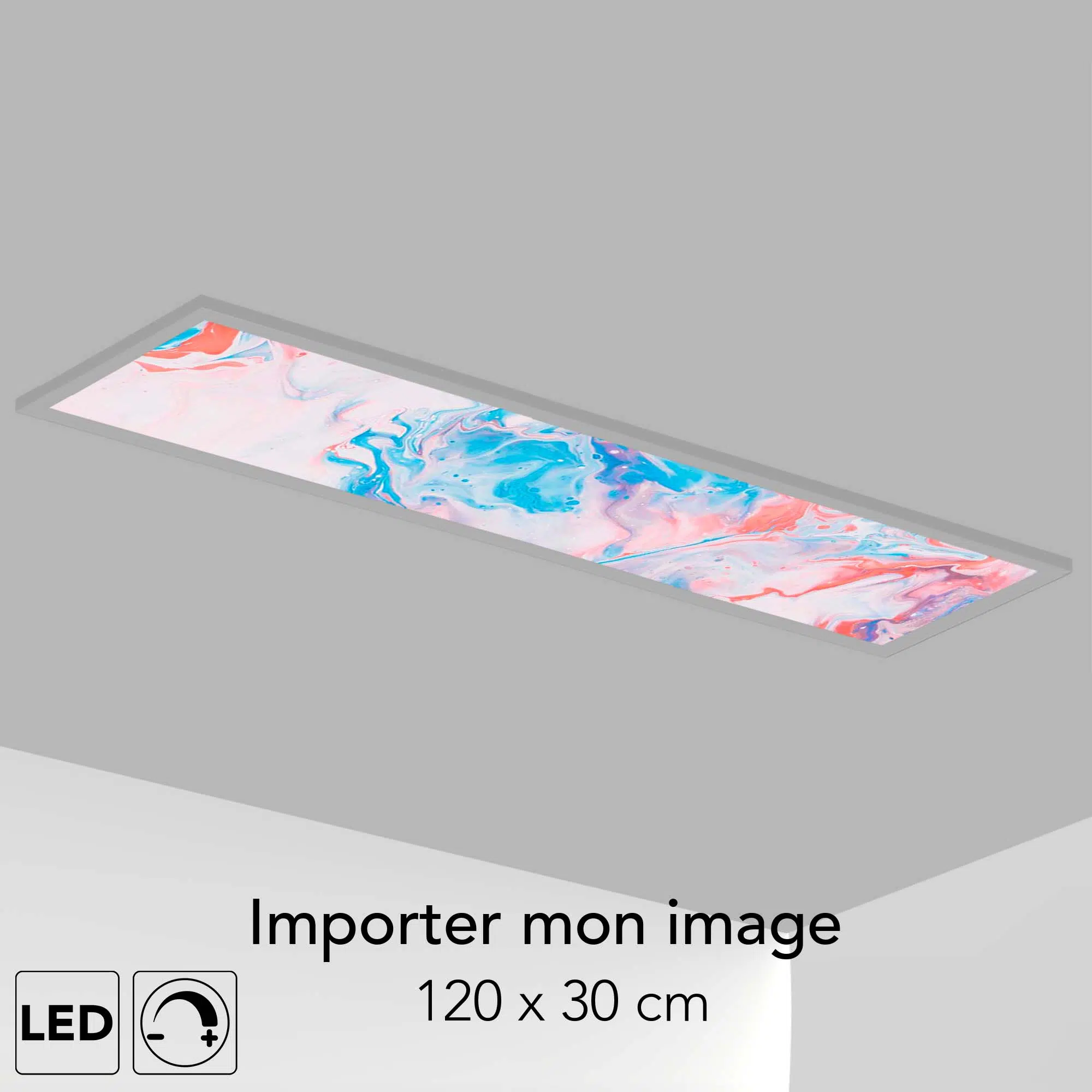 Dalle LED personnalisée 120x30 Dalle LED personnalisée 120x30