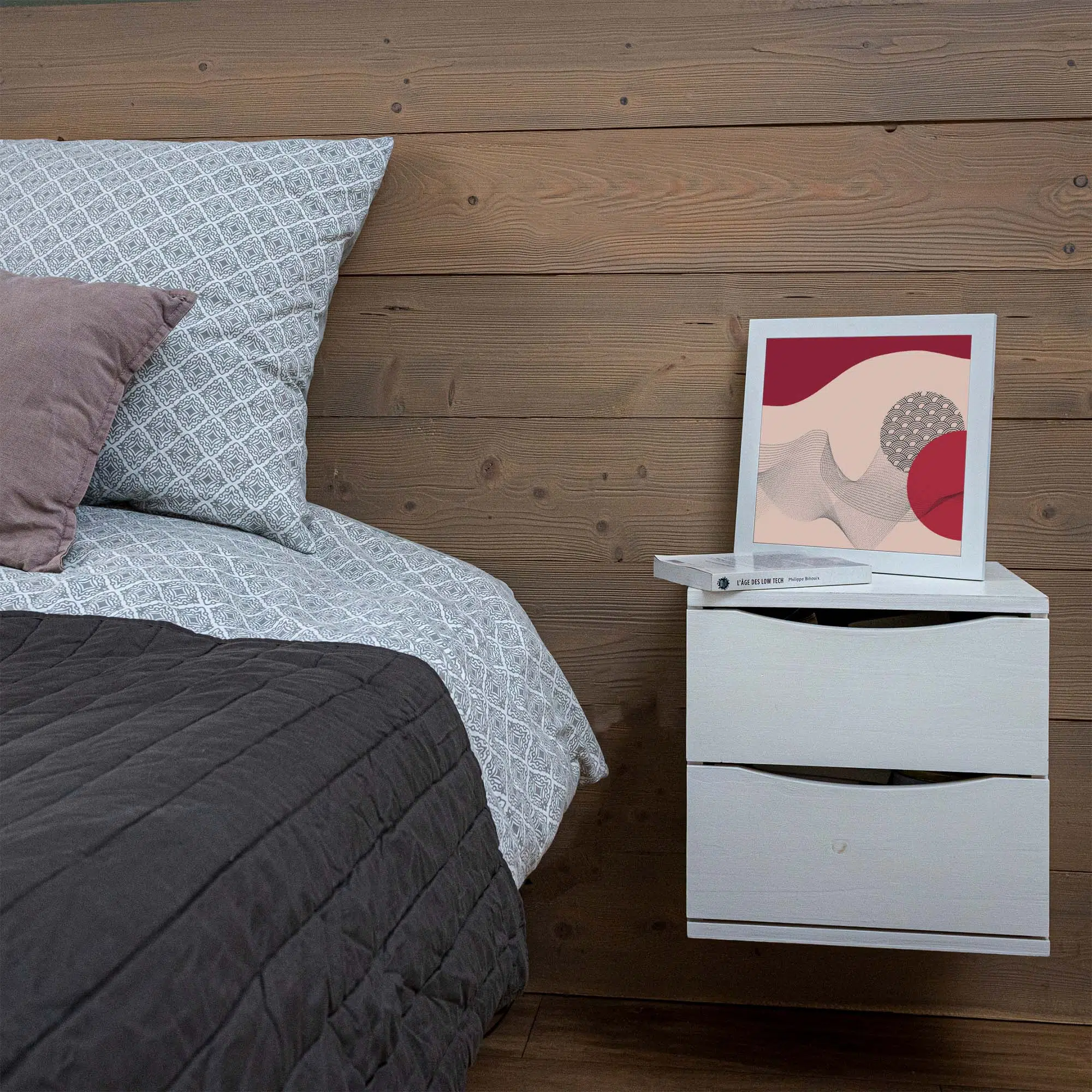 Cadre LED personnalisable 30x30 éteint