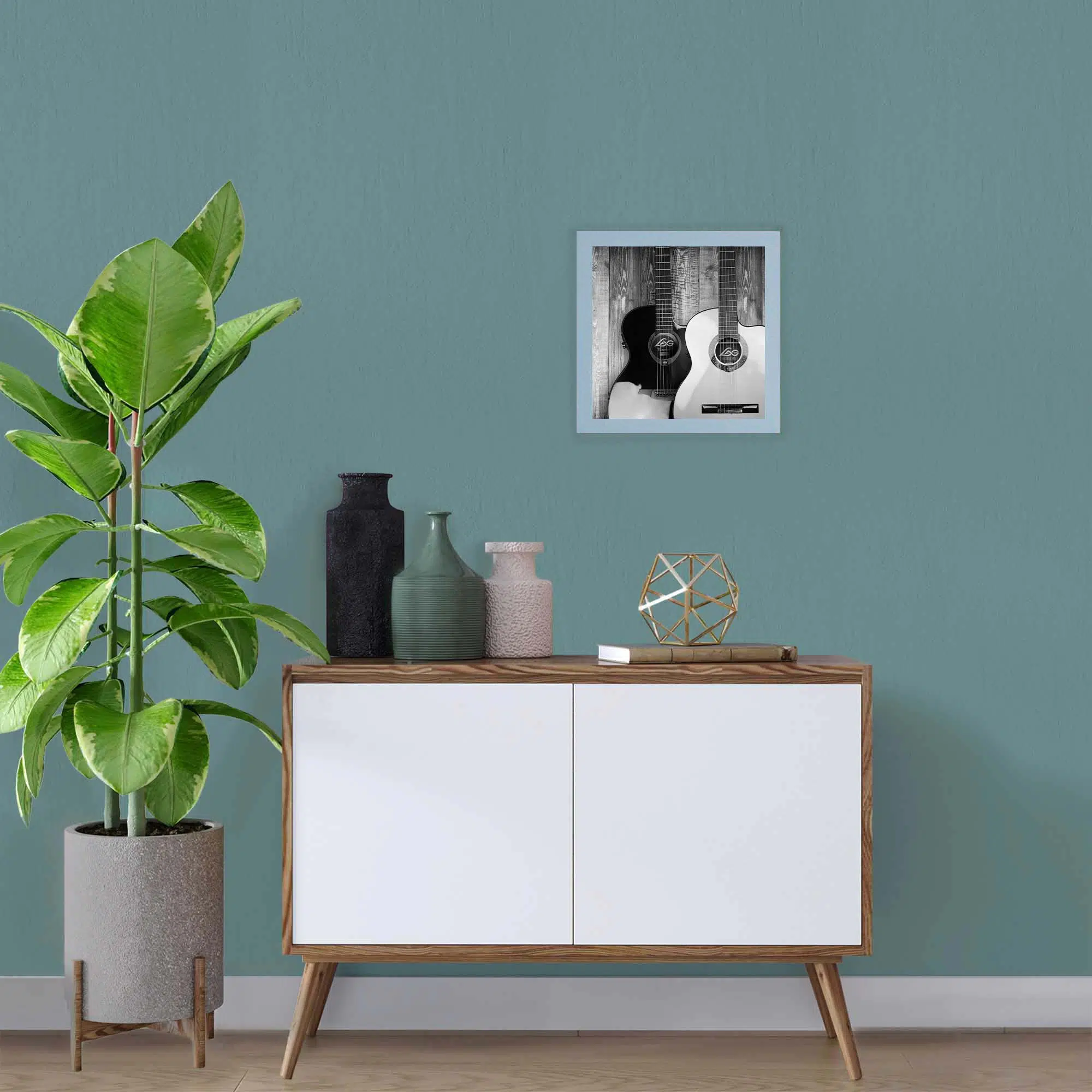 Applique murale guitares éteinte Applique murale guitares éteinte