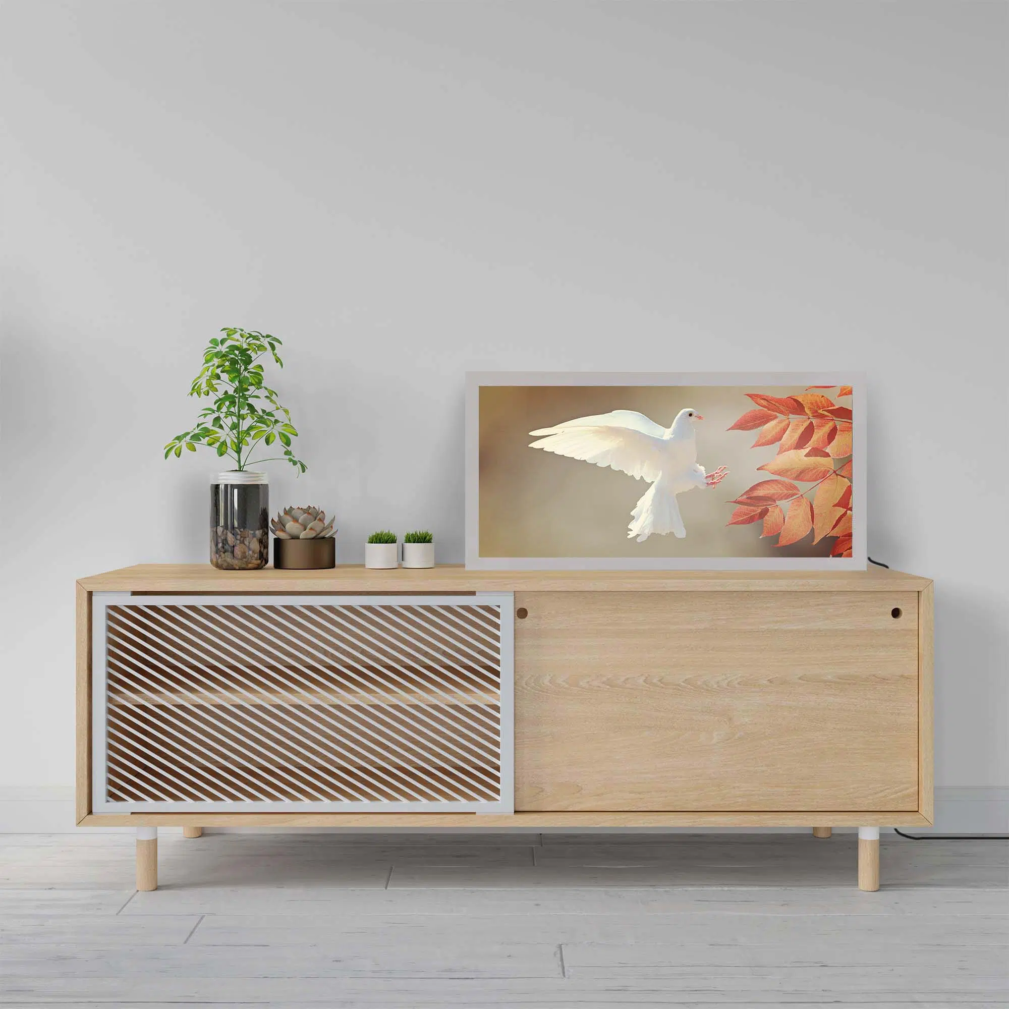 Lampe colombe éteinte Lampe colombe éteinte