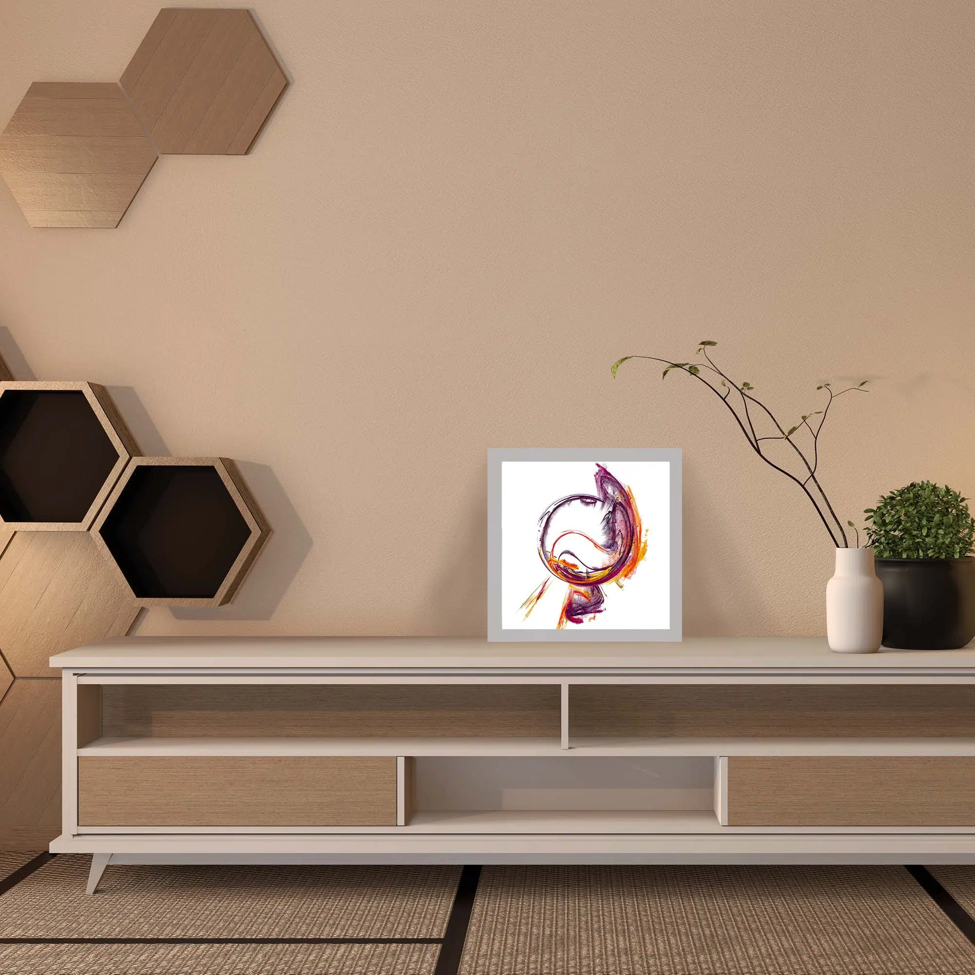 Lampe e-motif éteinte Lampe e-motif éteinte