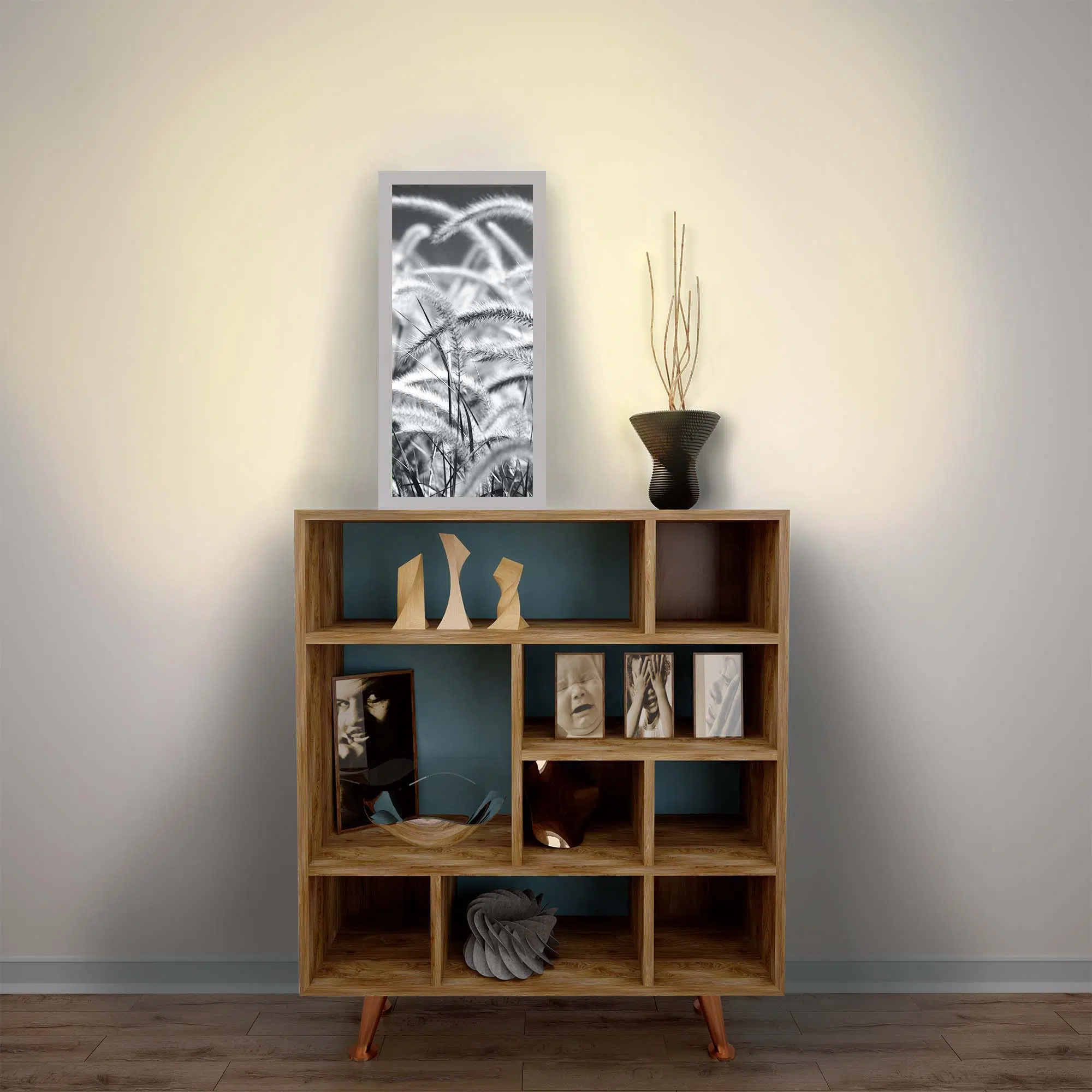Lampe épis allumée Lampe épis allumée