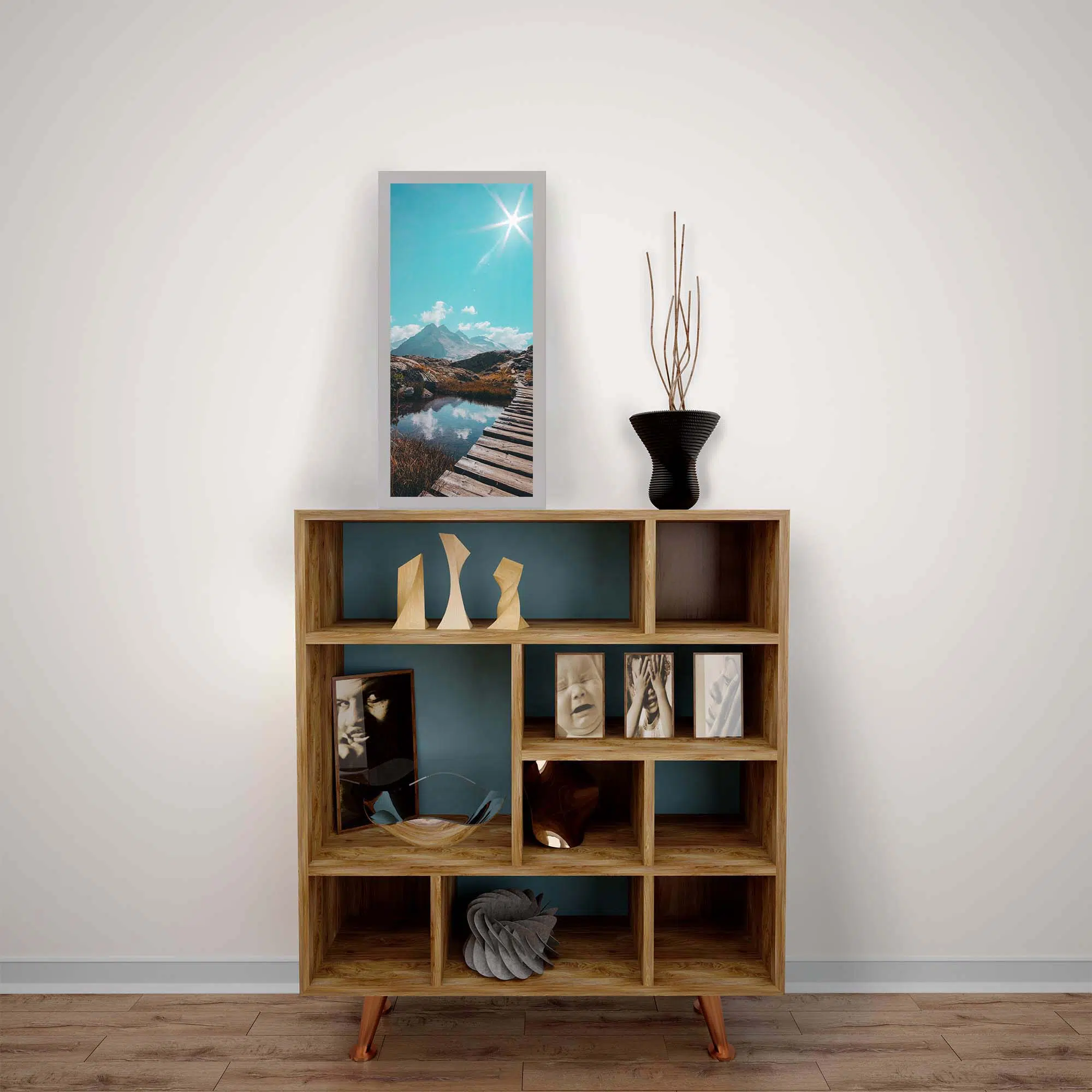 Lampe lac de montagne éteint Lampe lac de montagne éteint