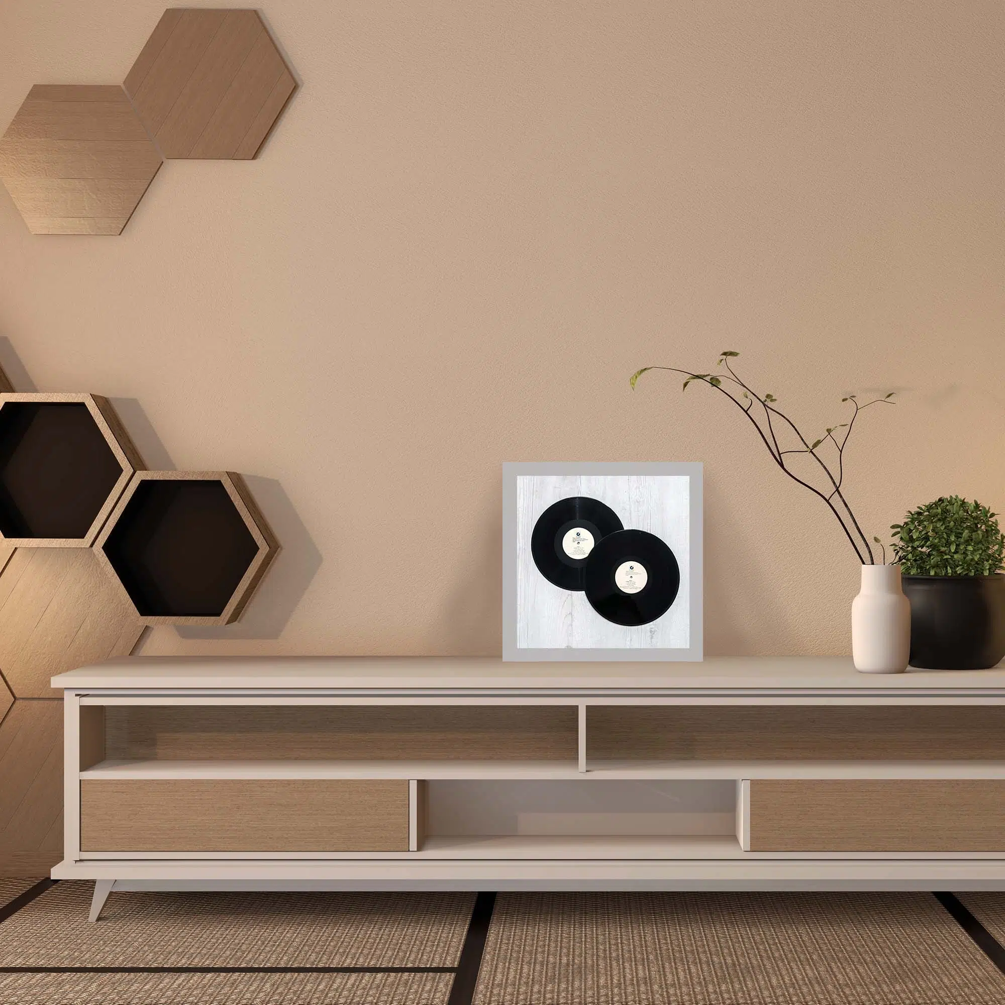 Lampe vinyles éteinte Lampe vinyles éteinte