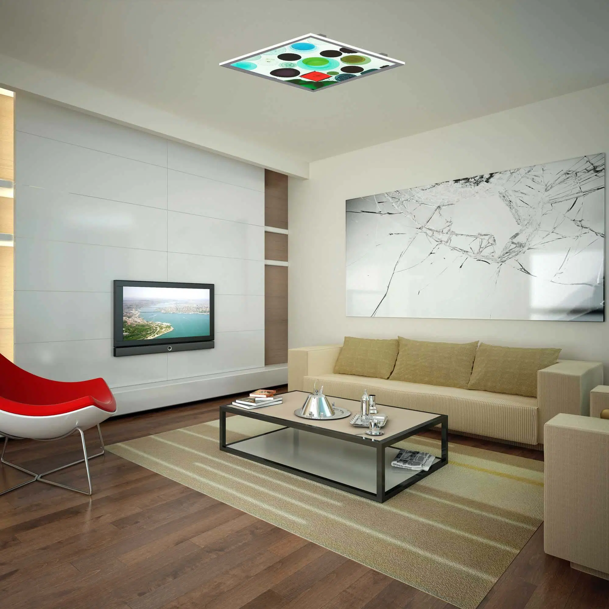 Plafonnier formes éteint Plafonnier formes éteint