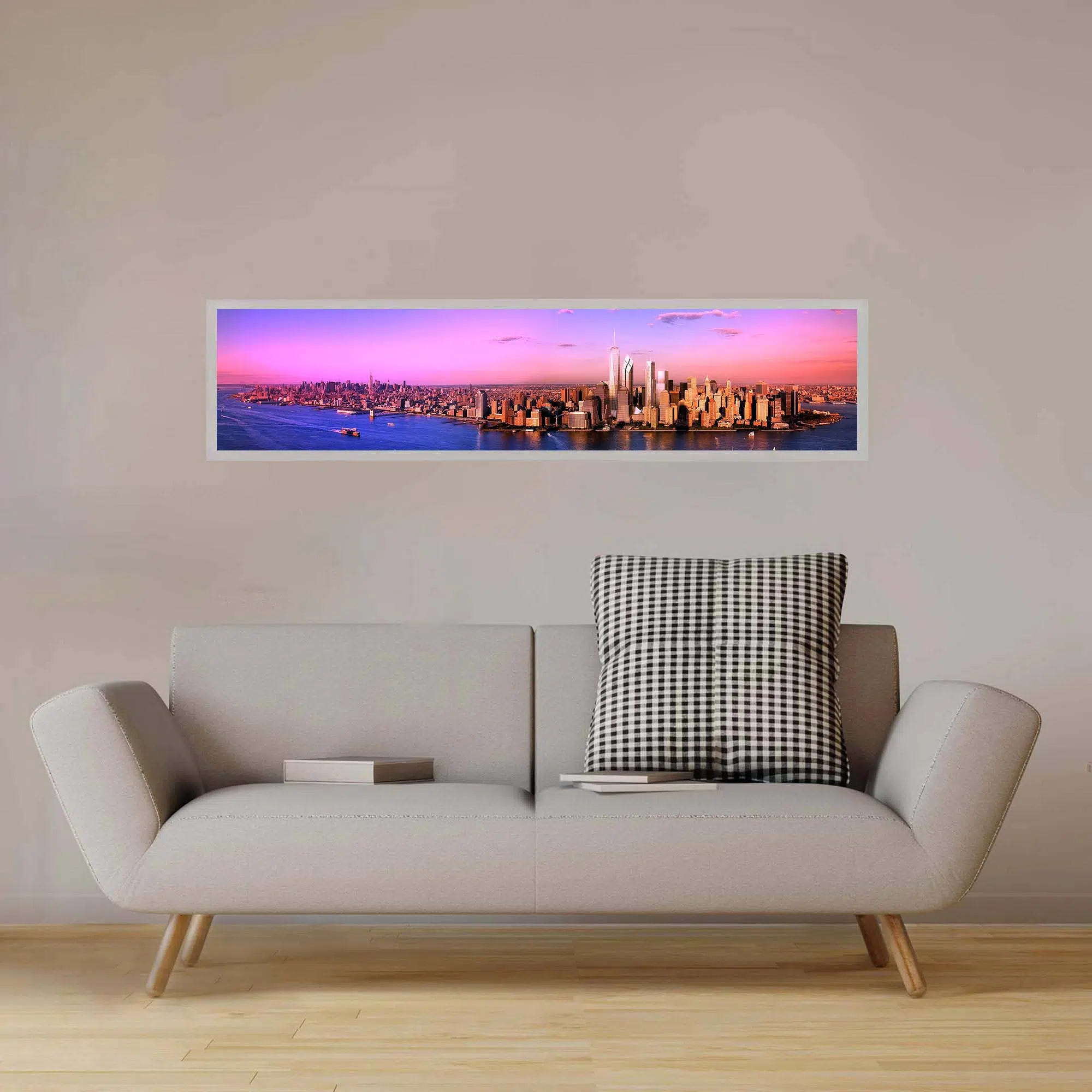 Applique murale New York panoramique éteinte