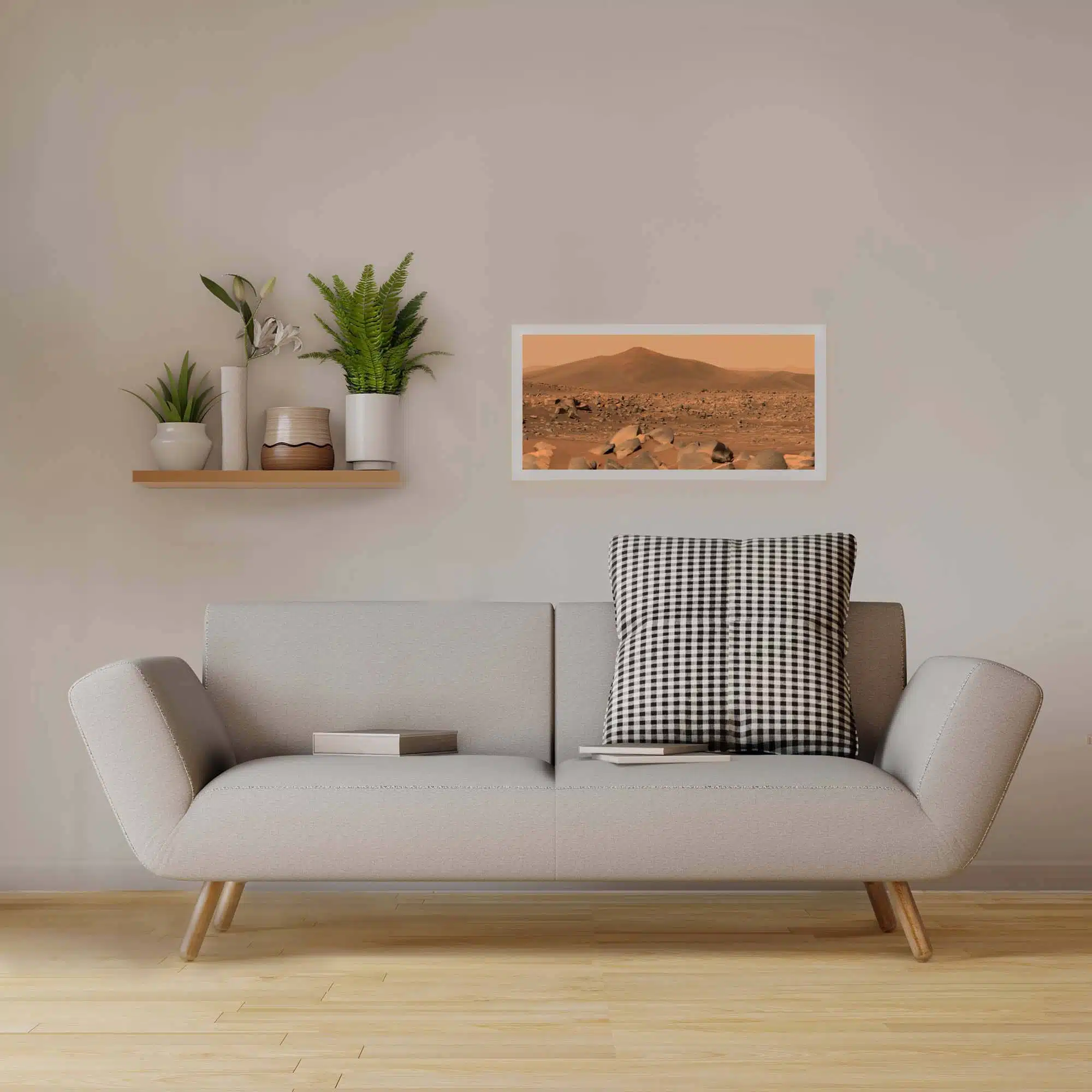 Applique mars cratère Jezero éteinte Applique mars cratère Jezero éteinte