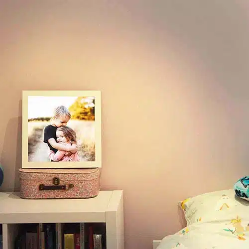 Lampe de chevet chambre enfant personnalisée avec sa photo
