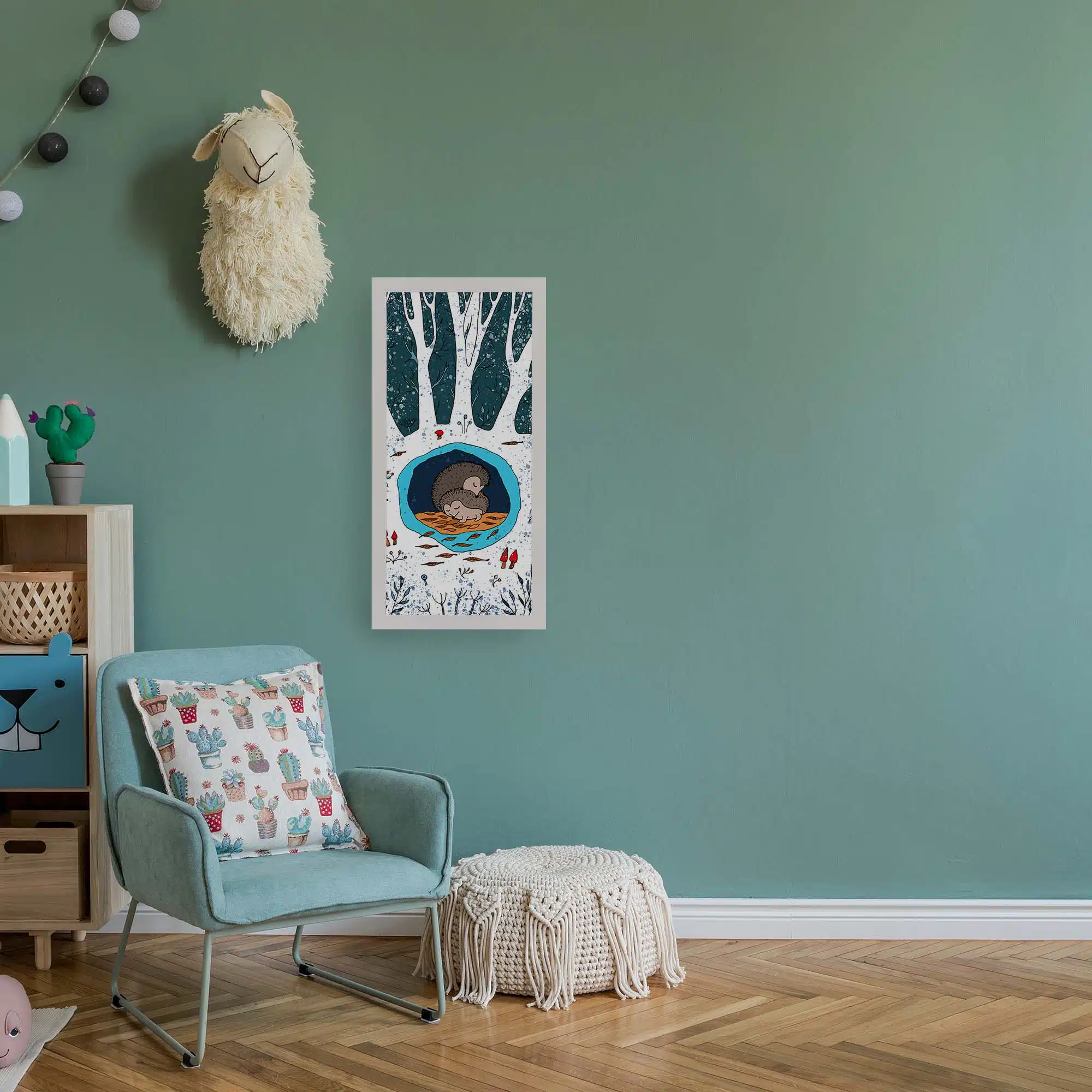 Applique murale hérisson éteinte Applique murale hérisson éteinte