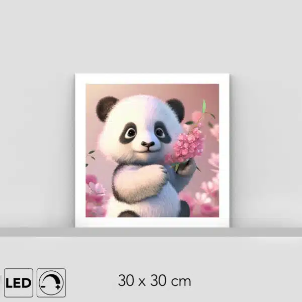 Lampe panda animé