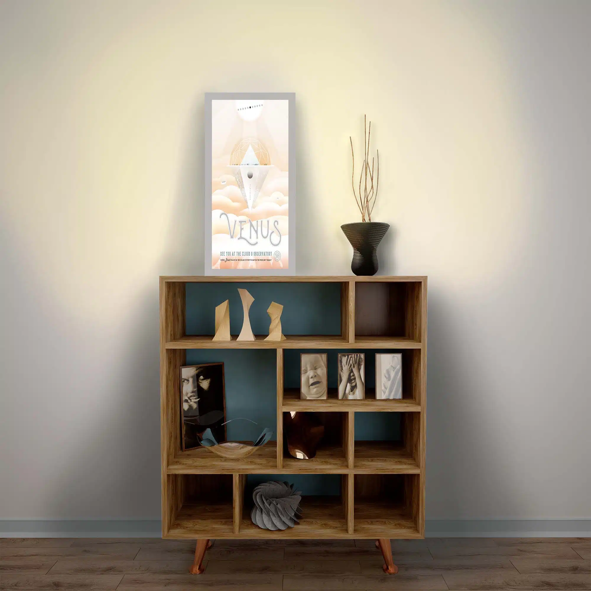 Lampe Vénus allumée