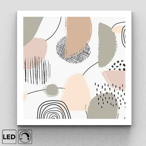 Panneau LED abstrait