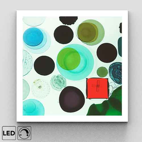 Panneau LED mural formes
