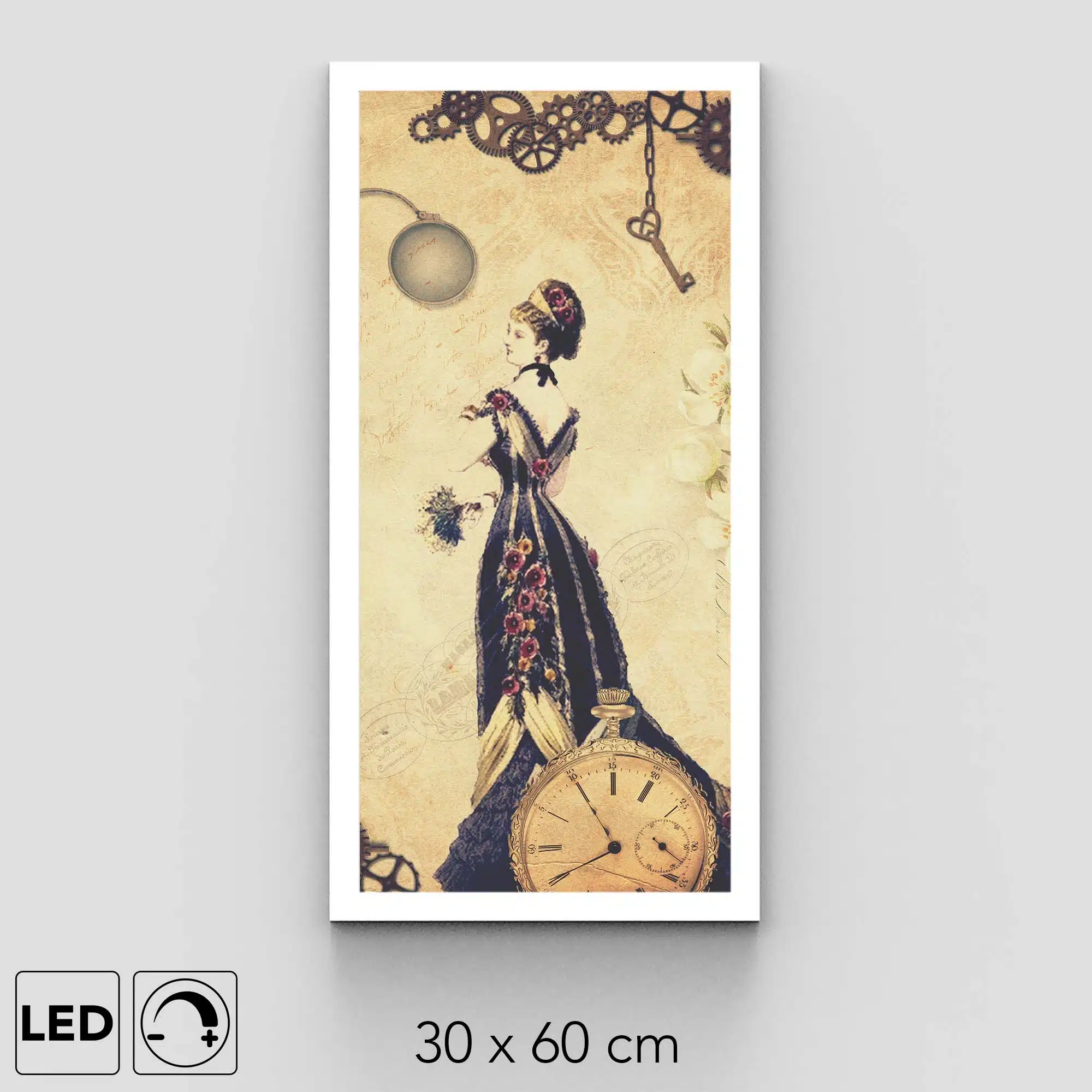 Applique murale dame du temps Applique murale dame du temps