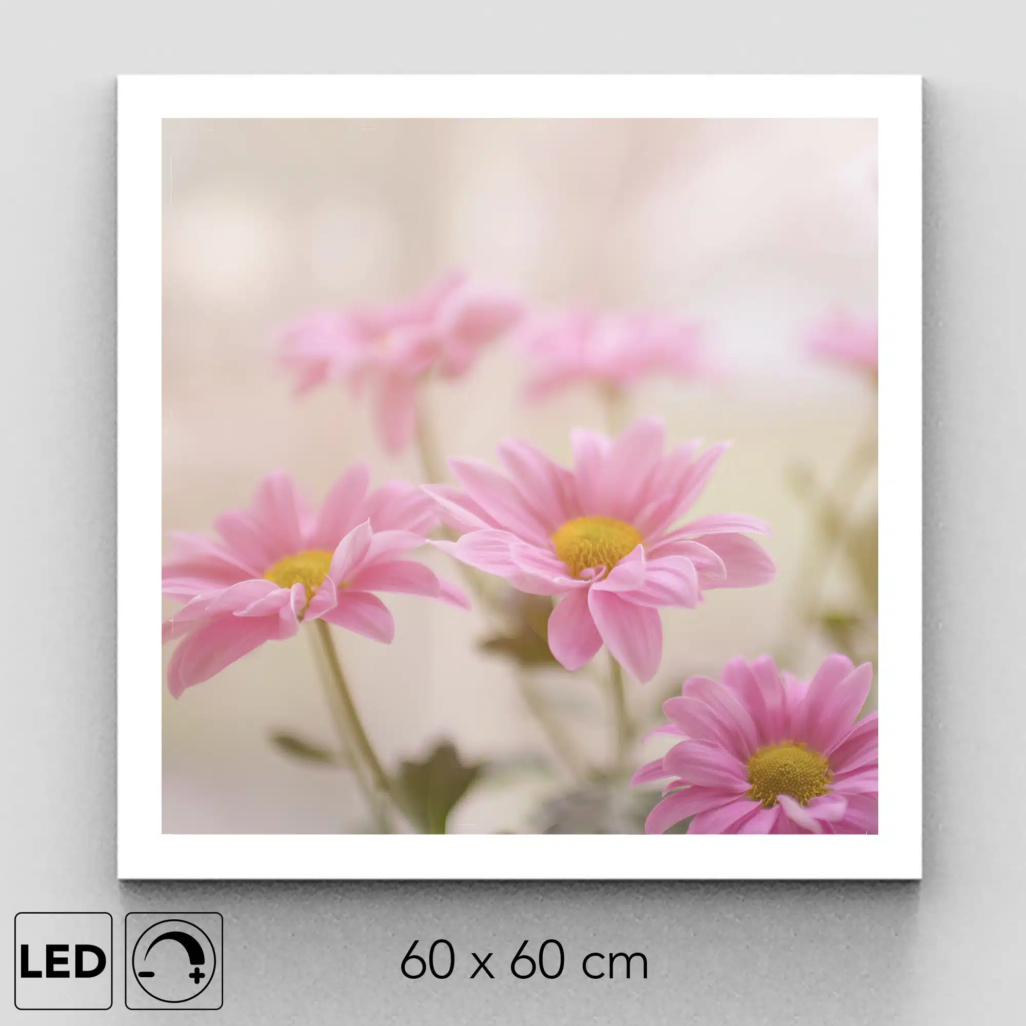 Applique murale marguerites roses Applique murale marguerites roses