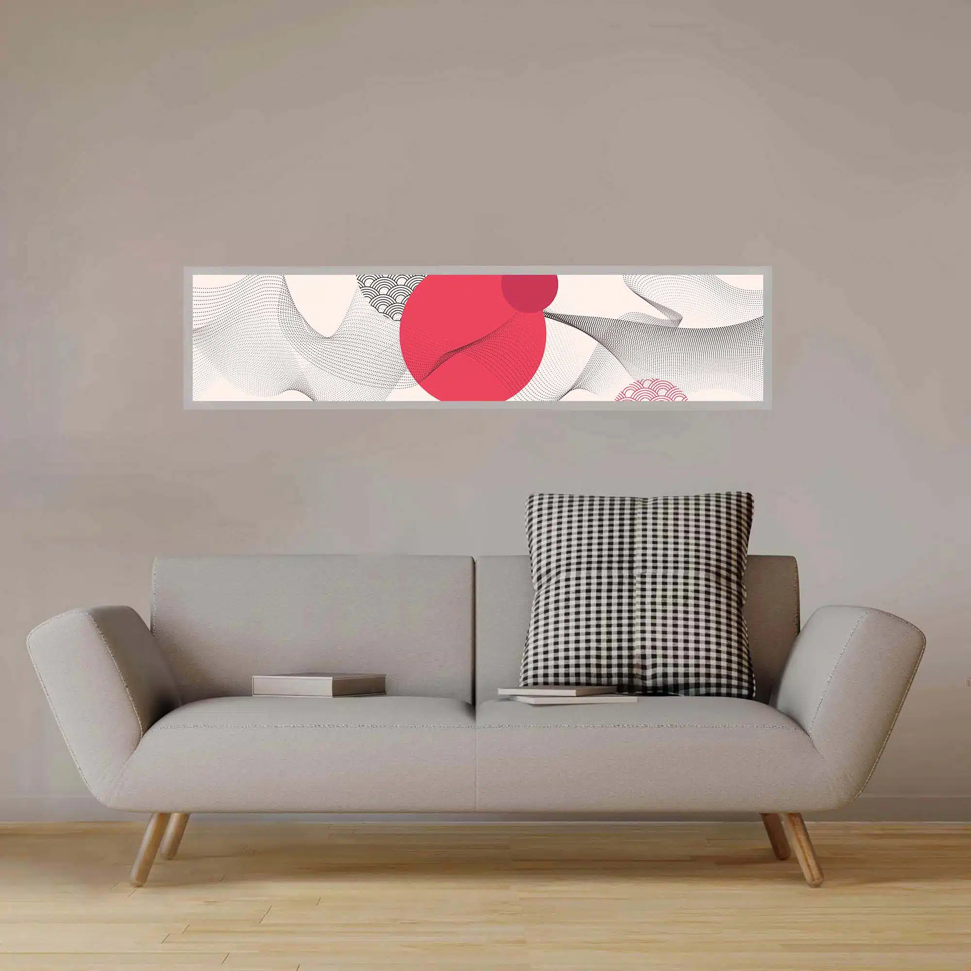 Applique murale motif japonais éteinte Applique murale motif japonais éteinte