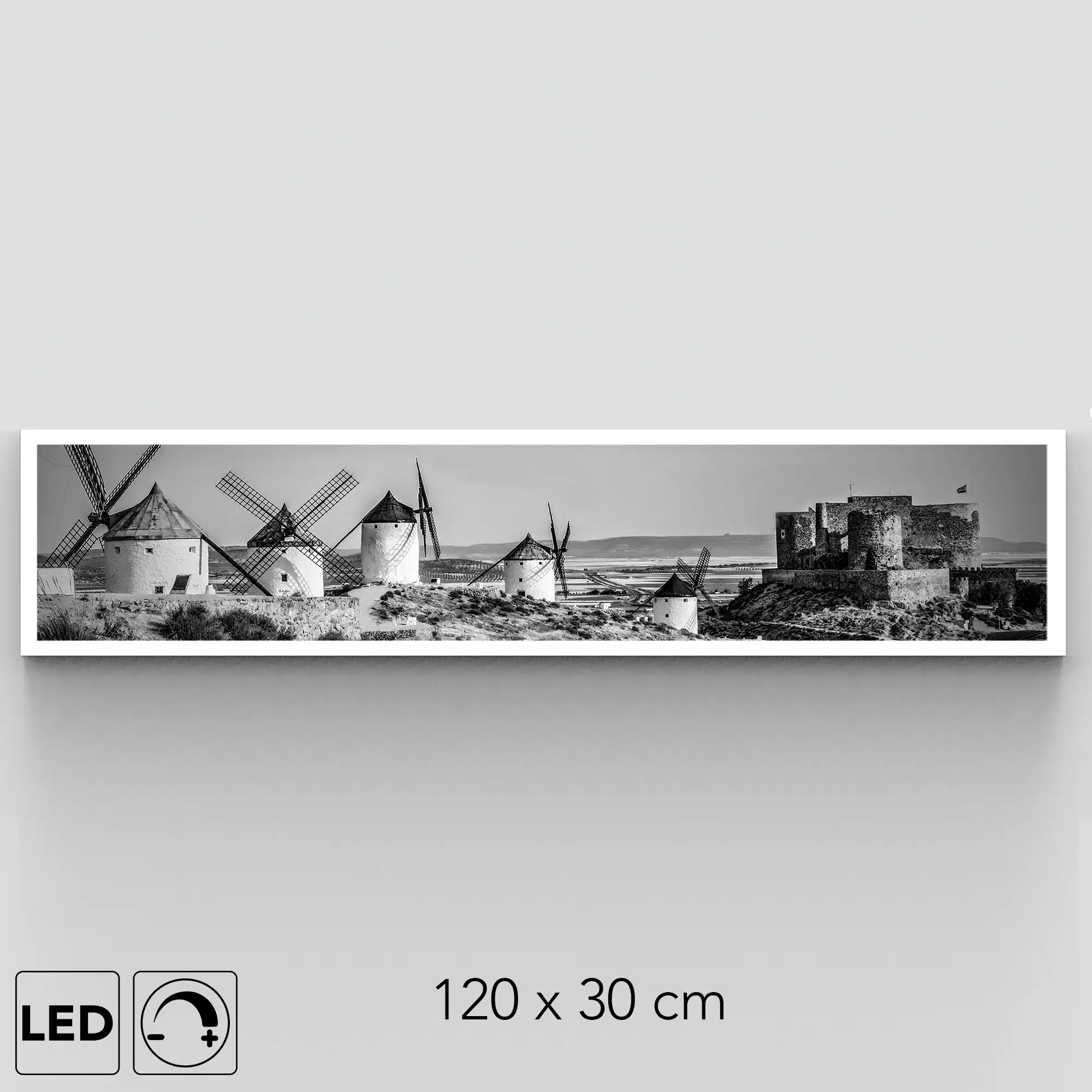 Applique murale moulins