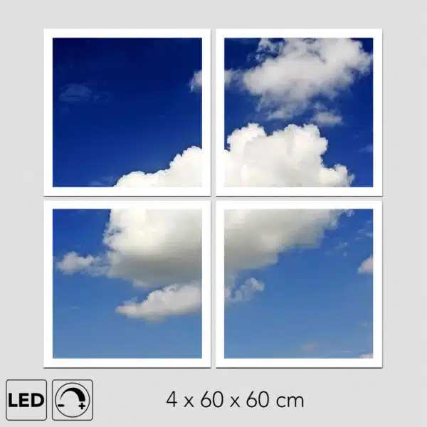 Panneaux LED ciel bleu