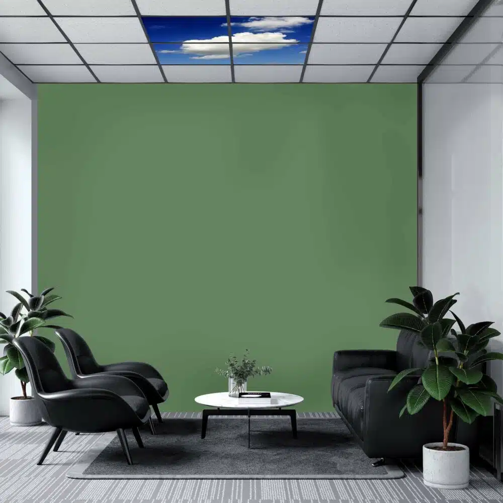 Panneaux LED ciel bleu éteint