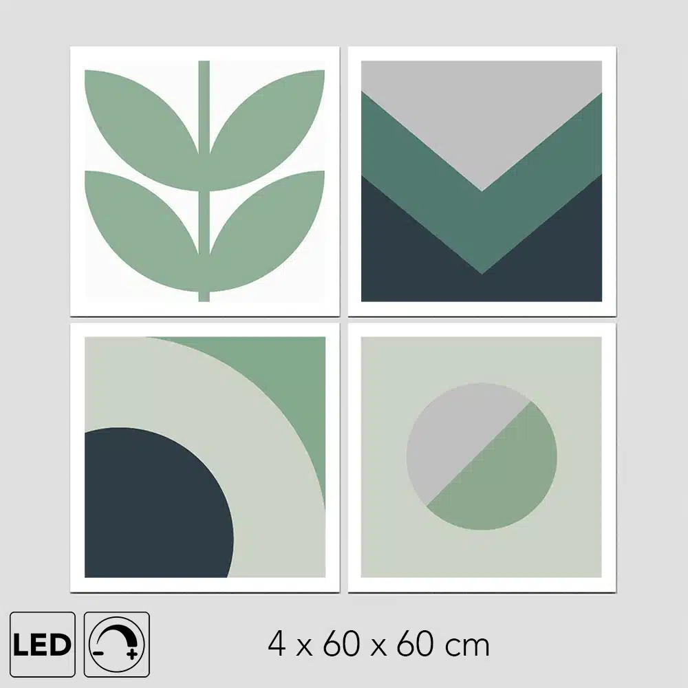 Panneau LED geometric nature Panneau LED geometric nature