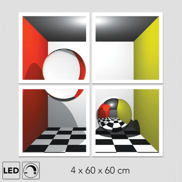 Panneaux LED illusion