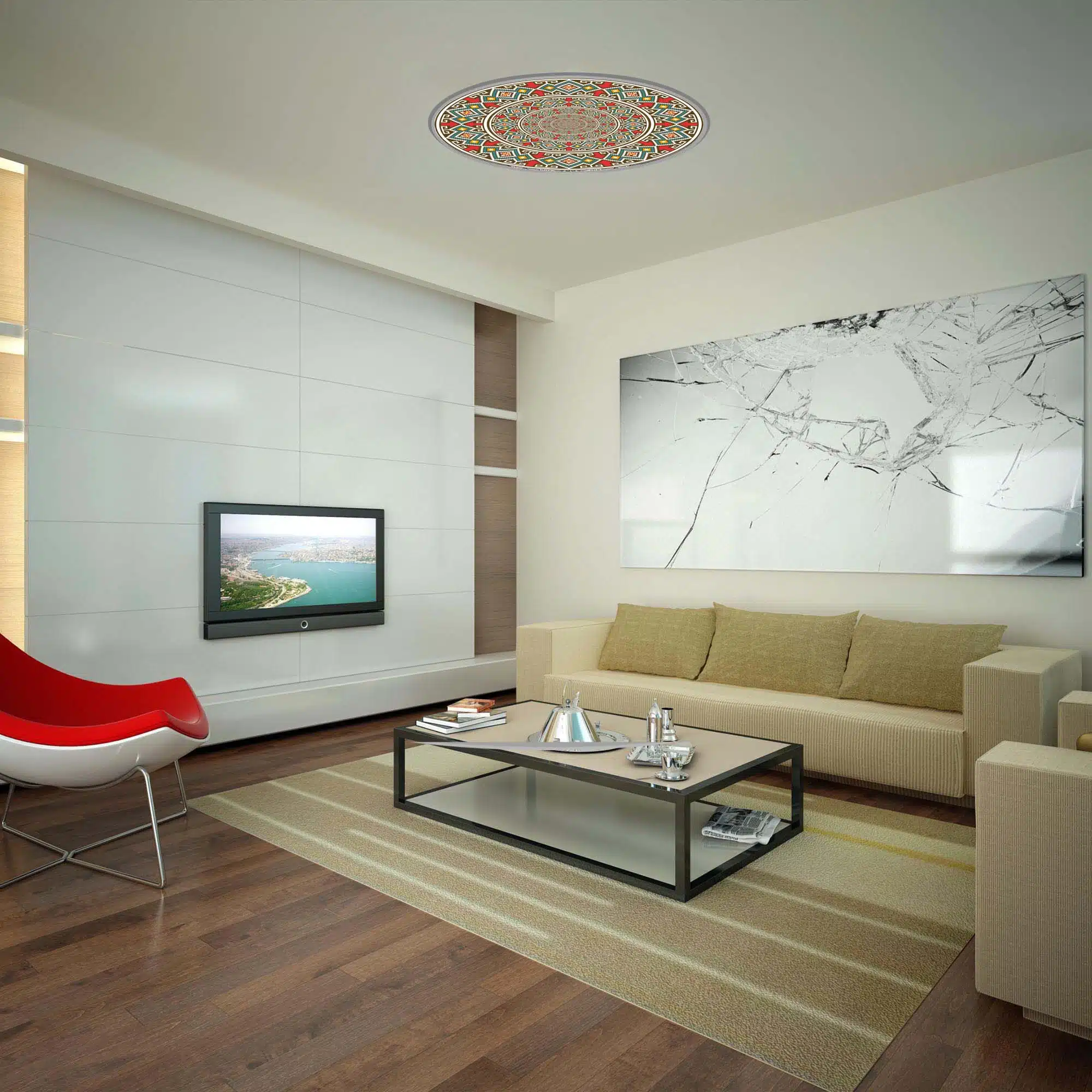 Plafonnier infini éteint Plafonnier infini éteint