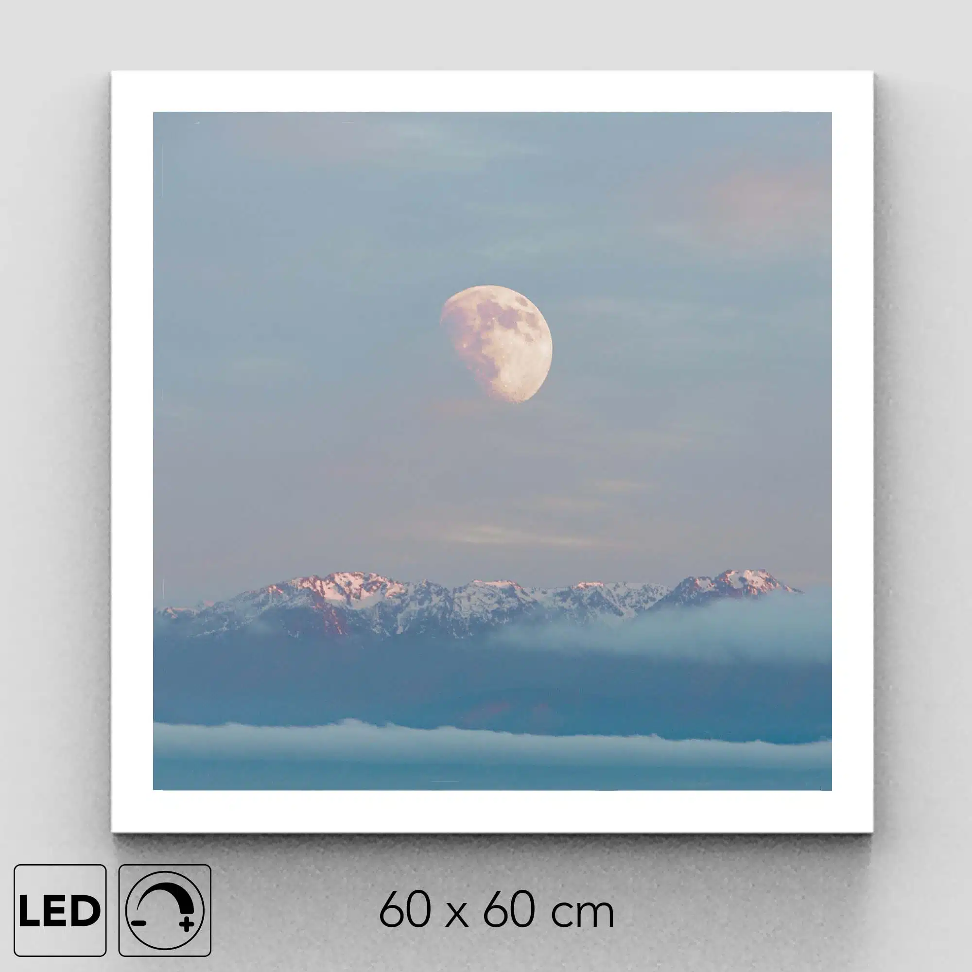 Plafonnier lune montagne présentation Plafonnier lune montagne présentation