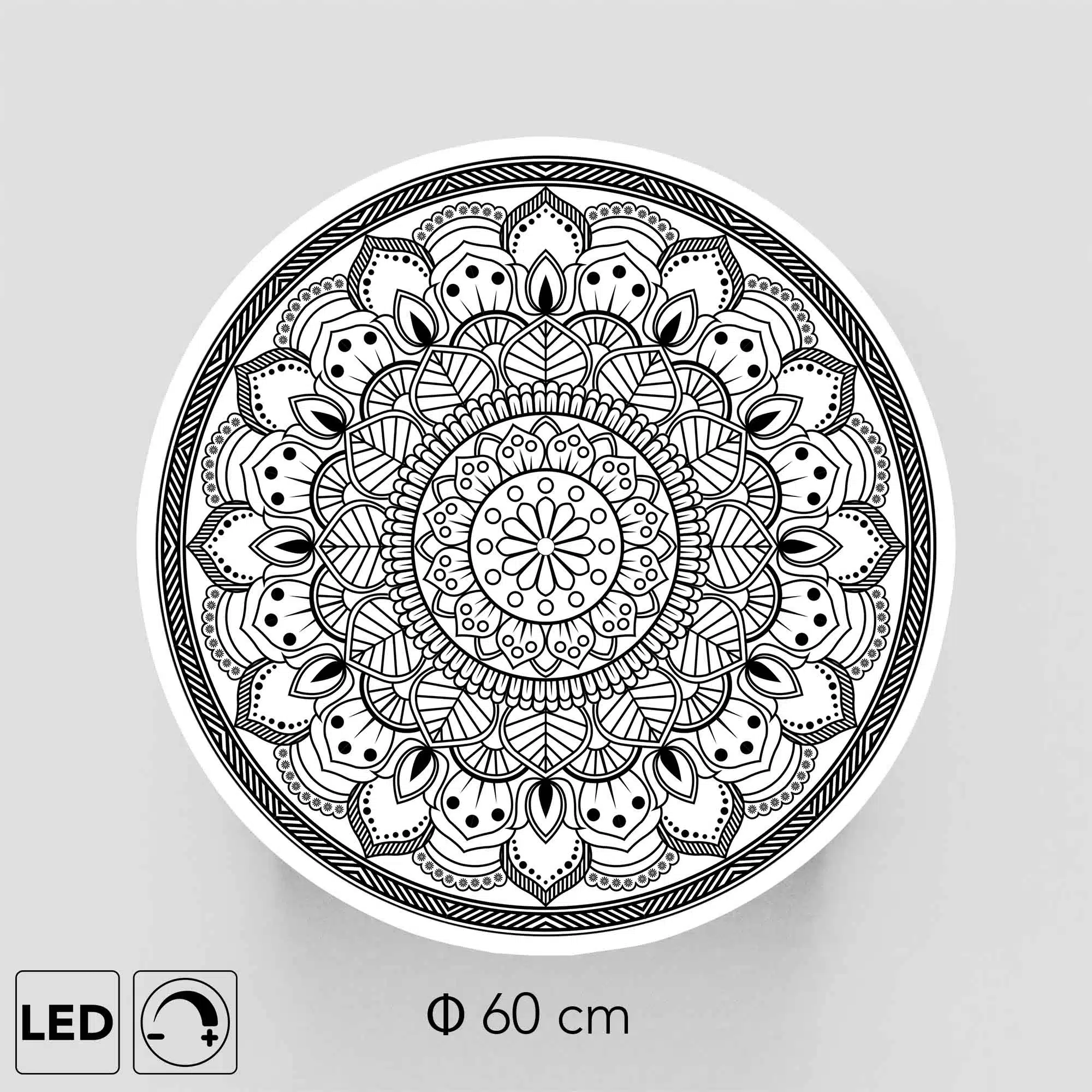 Plafonnier mandala présentation Plafonnier mandala présentation