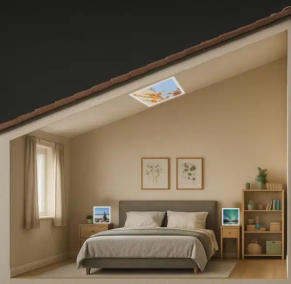 éclairage maison chambre parentale