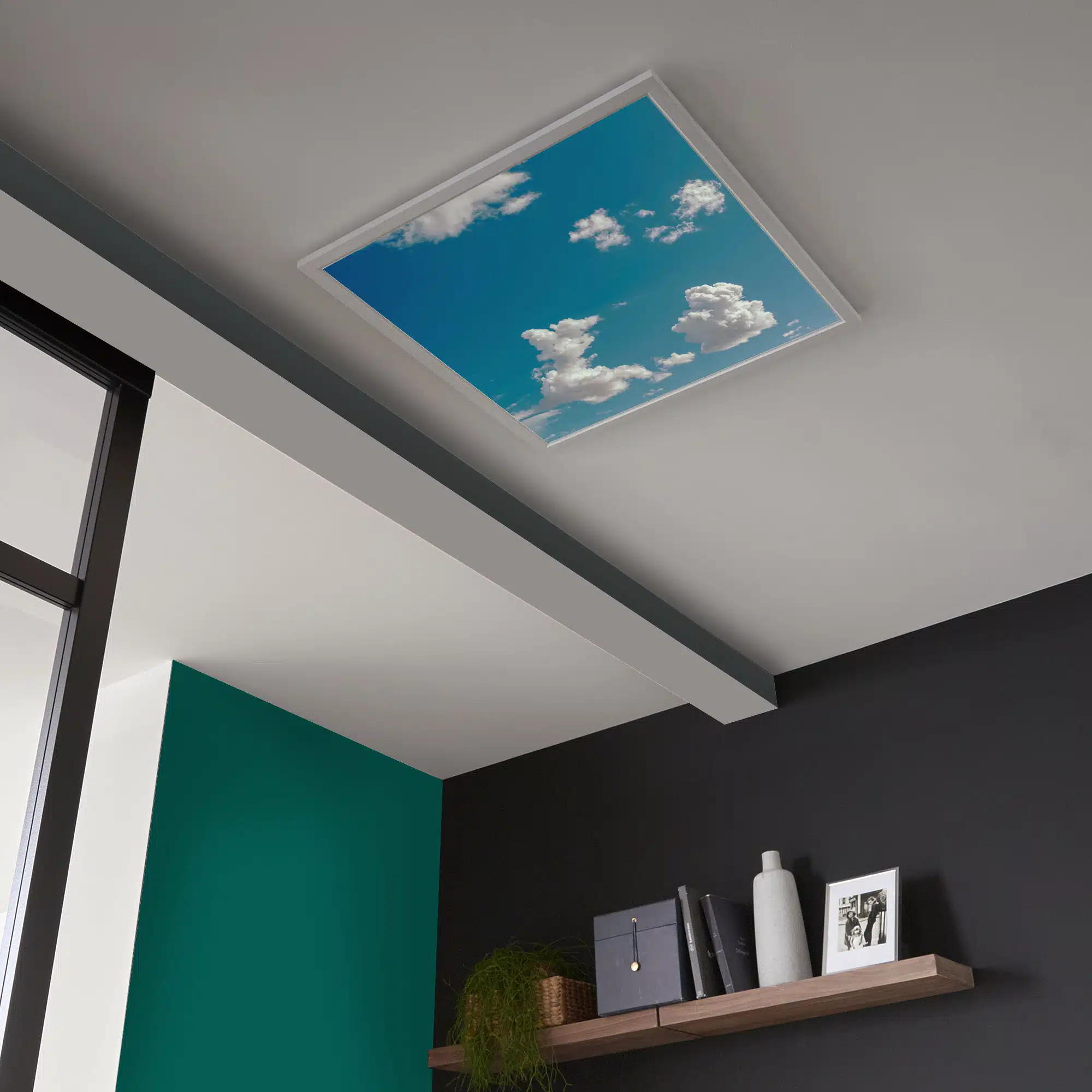 Plafonnier ciel azur éteint