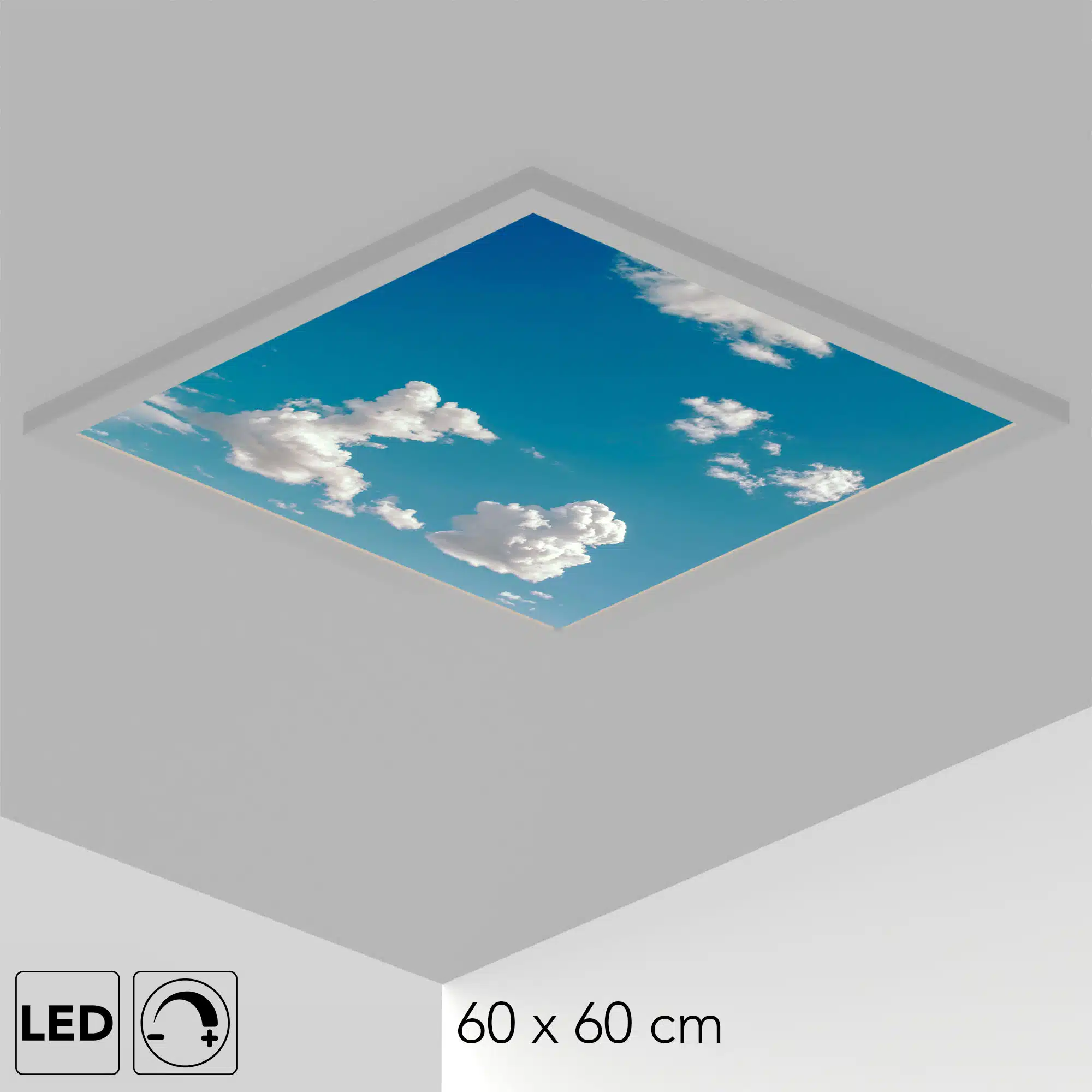 Plafonnier ciel azur