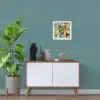 Applique peinture au-centre vert éteinte
