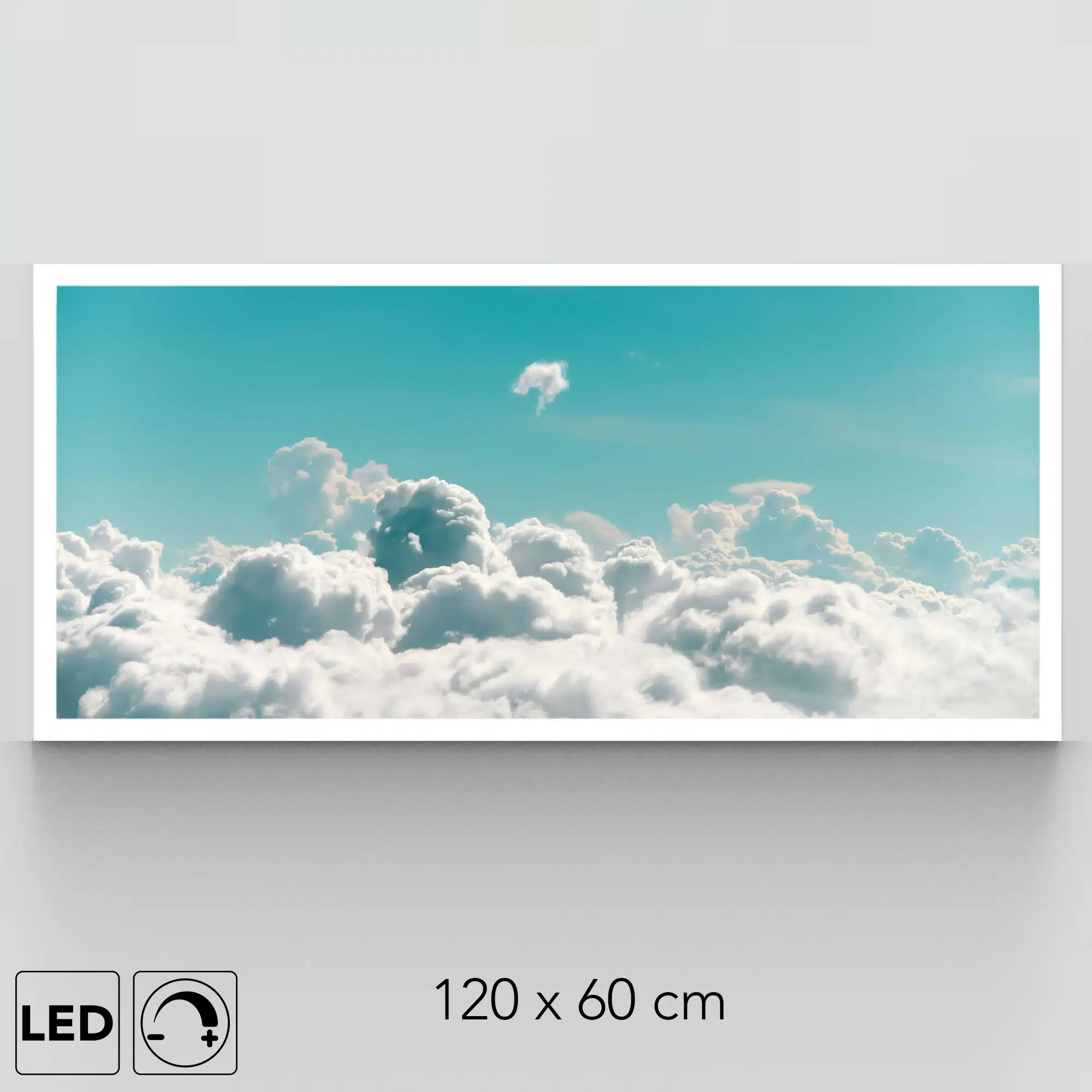 Plafonnier au dessus des nuages présentation