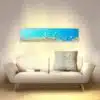 Applique murale fond marin allumée Applique murale fond marin allumée