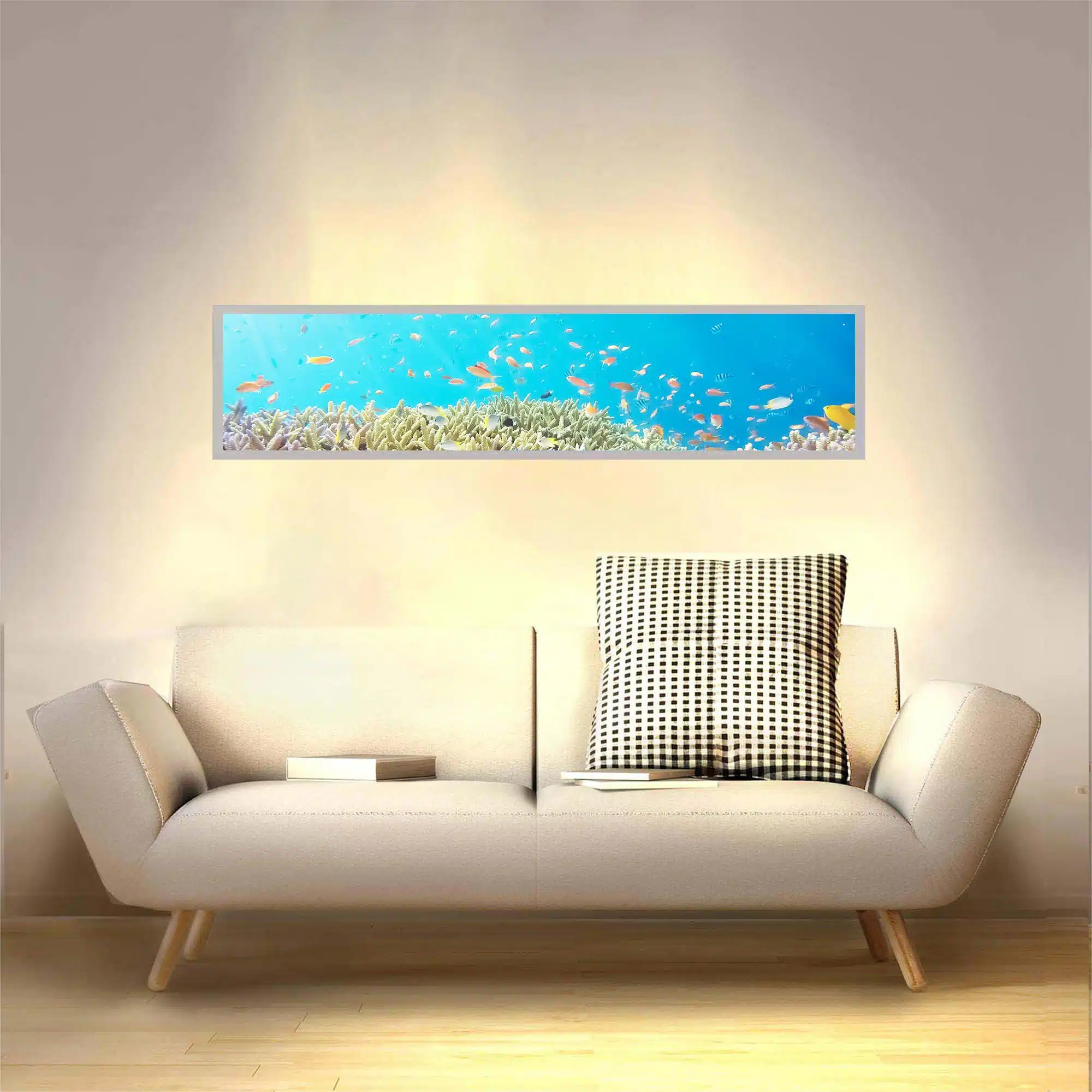 Applique murale fond marin allumée Applique murale fond marin allumée