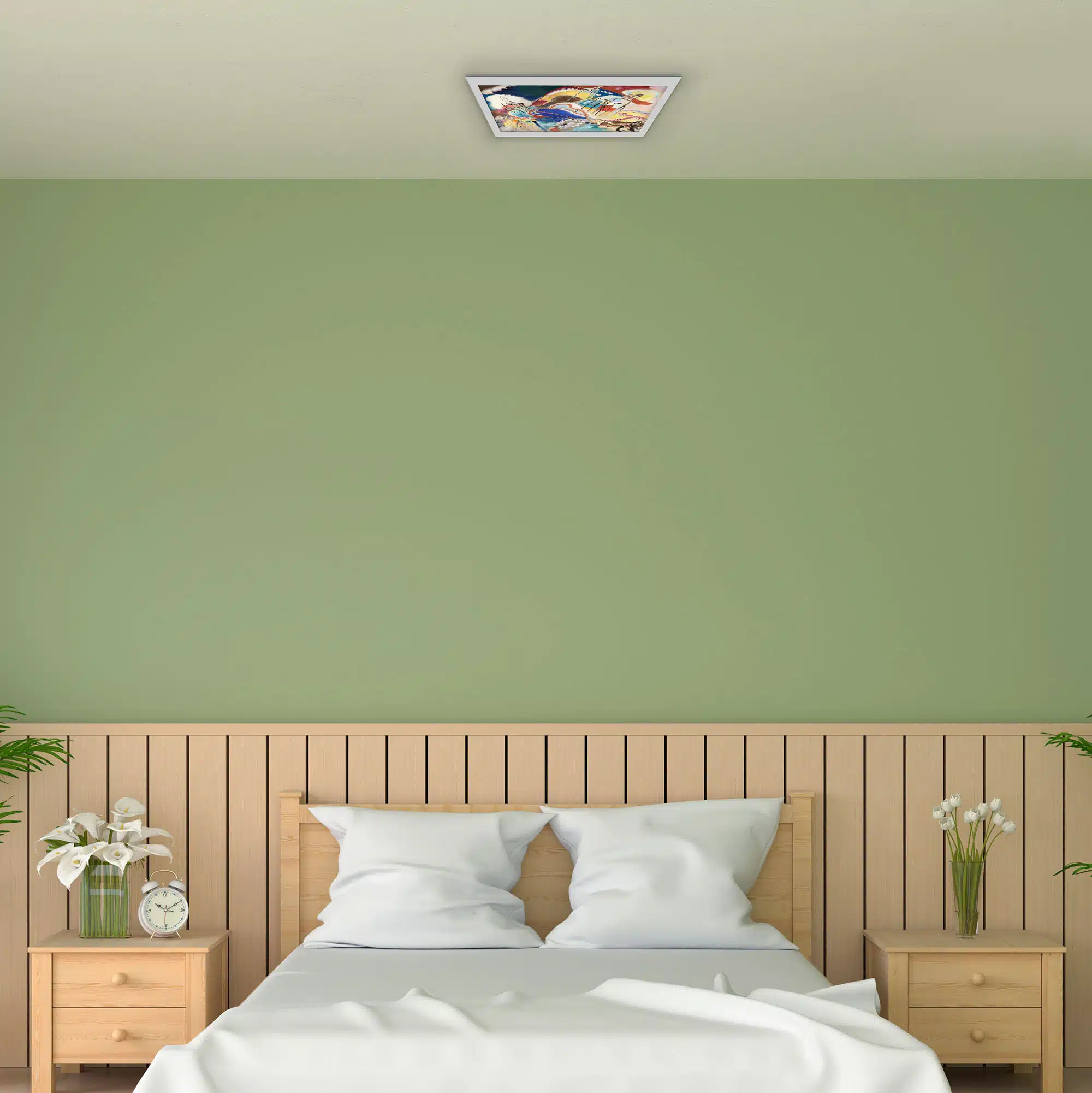 Plafonnier improvisation éteint Plafonnier improvisation éteint