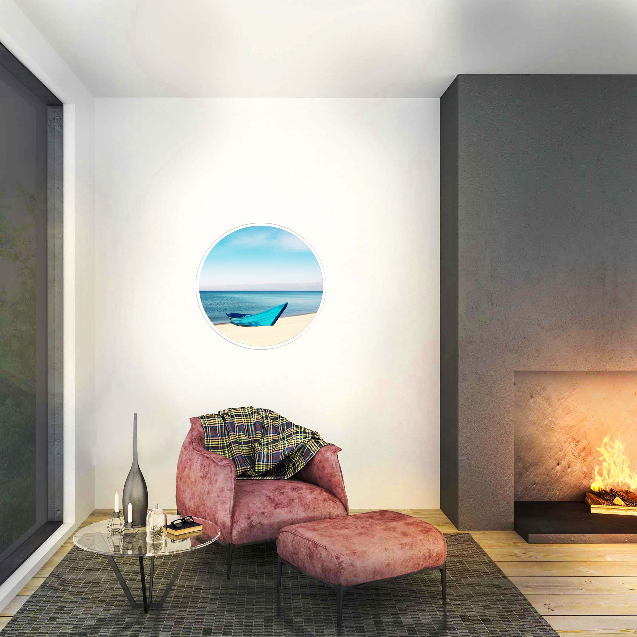 Applique murale embarcation allumée Applique murale embarcation allumée