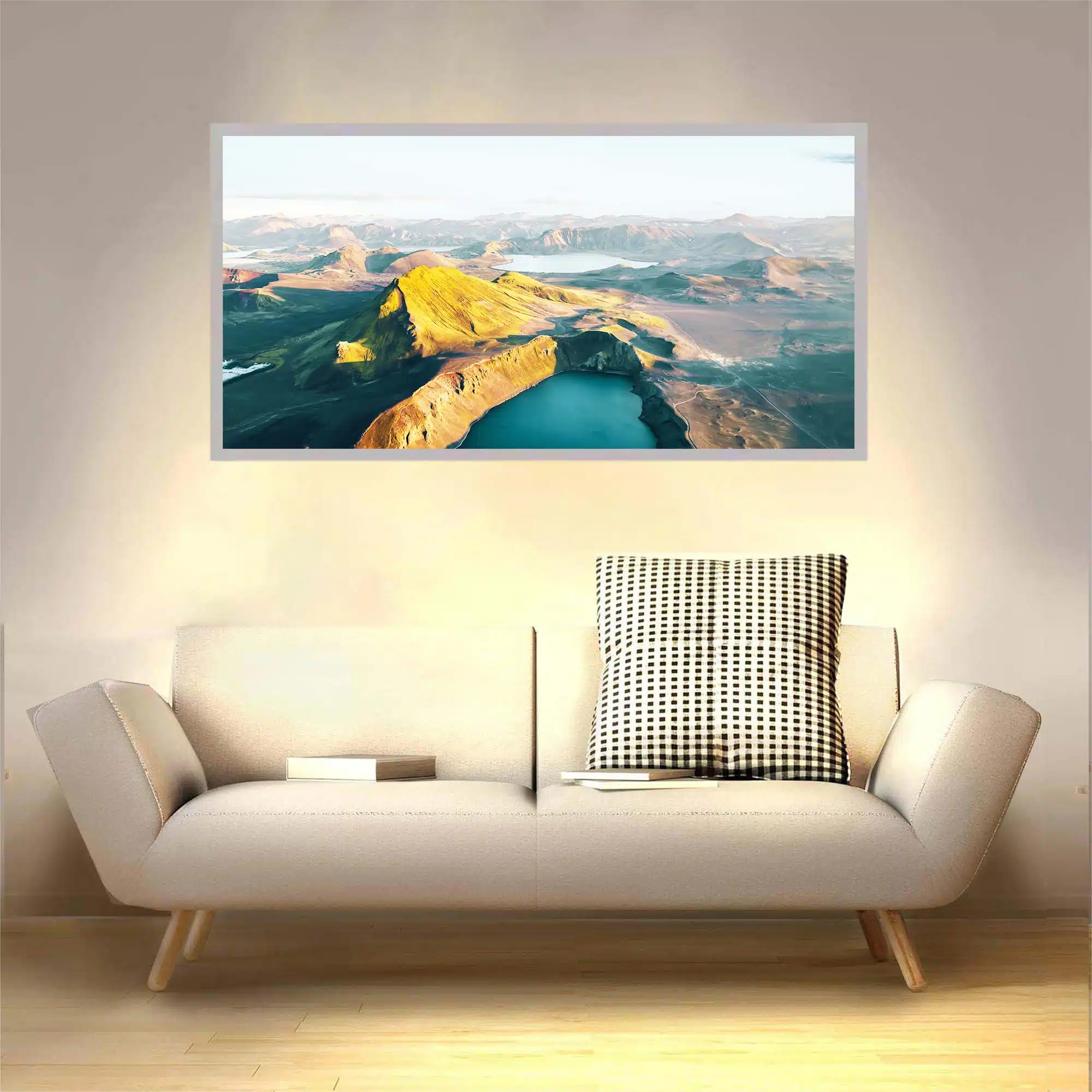 Applique murale islande allumée