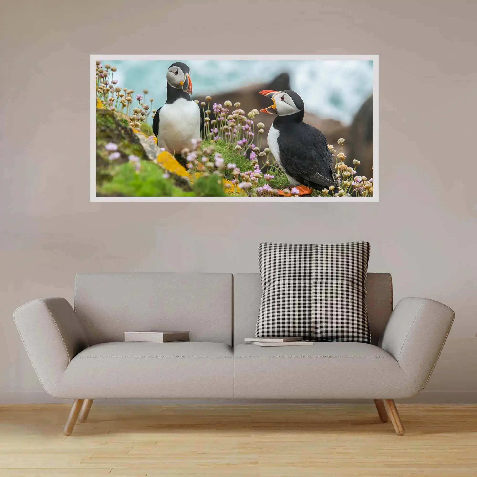 Applique murale macareux éteinte