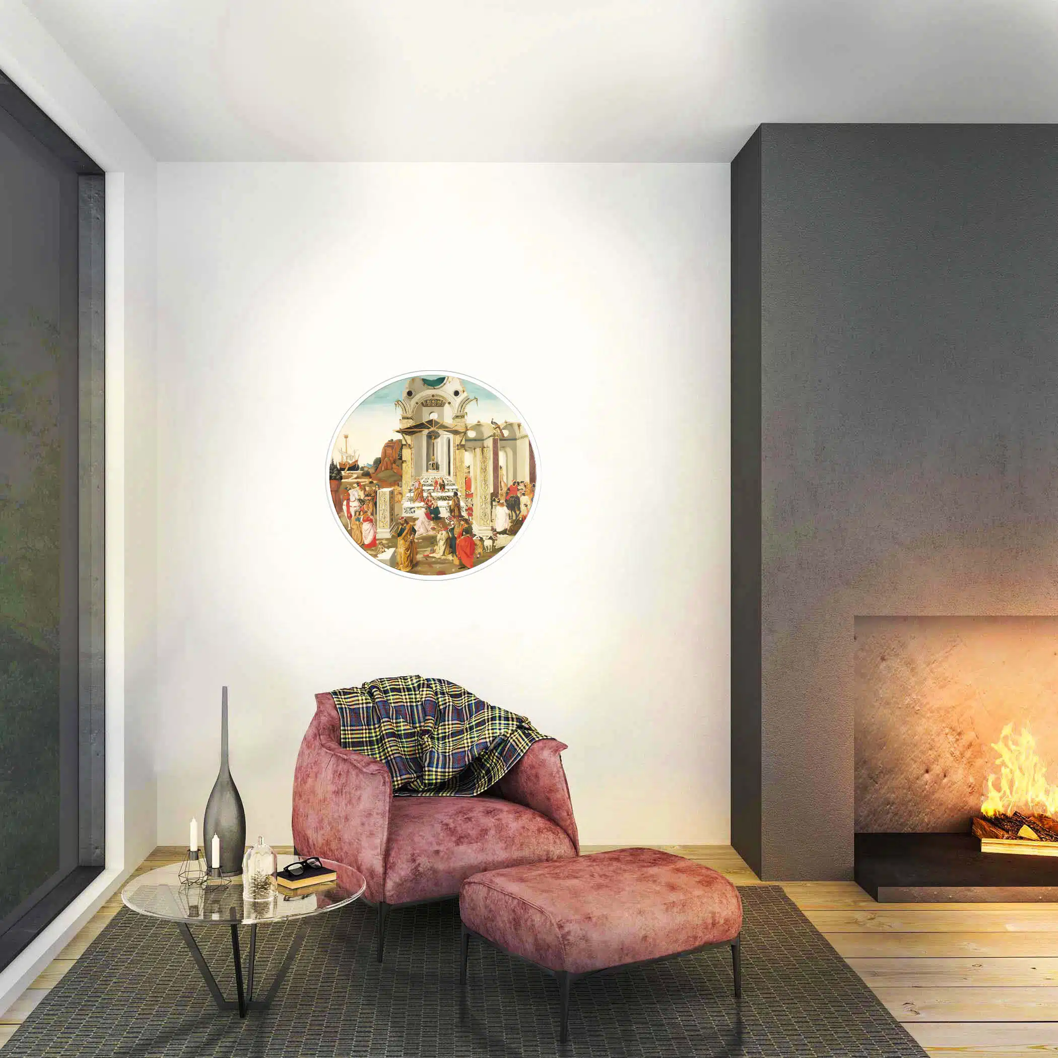 Applique murale mythologie allumée Applique murale mythologie allumée